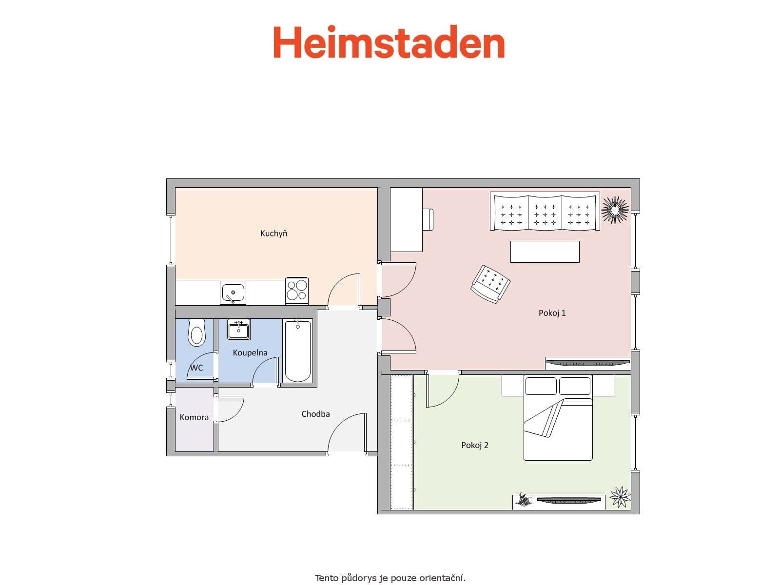 Pronájem bytu 2+1 54 m², Okružní, Havířov, Moravskoslezský kraj Pronájem bytu 2+1 54 m², Okružní, Havířov, Moravskoslezský kraj