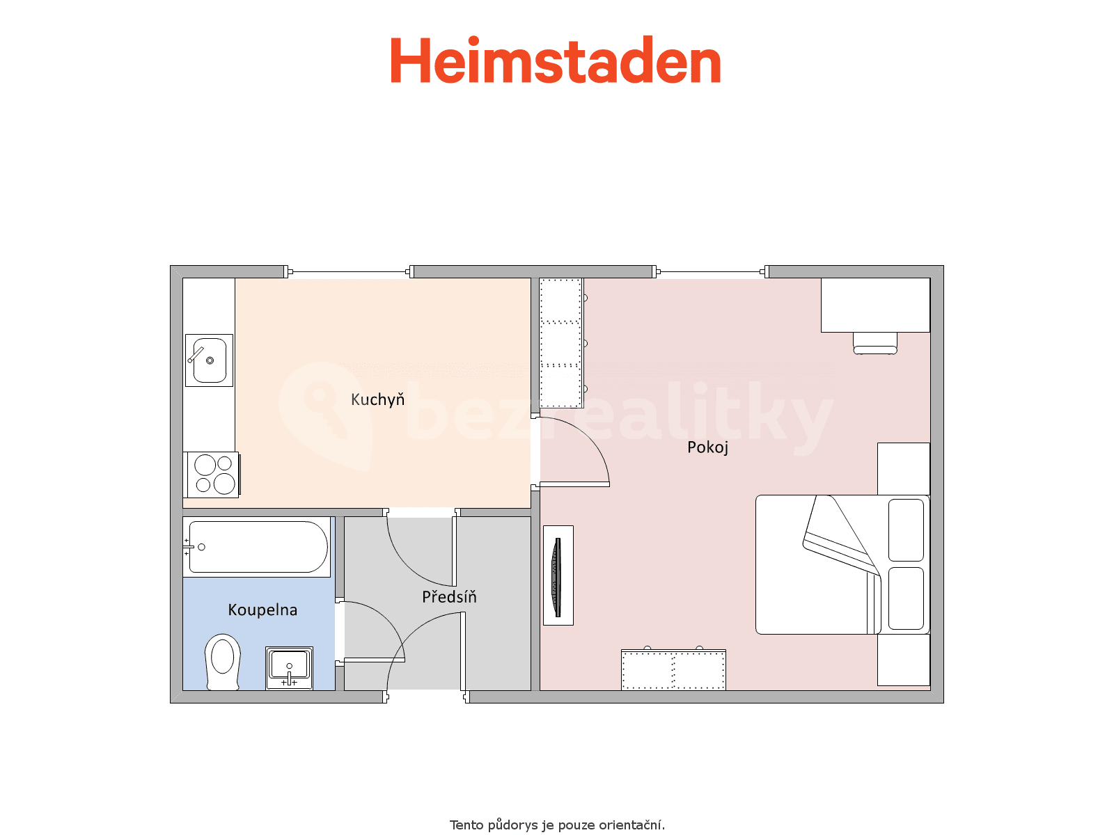 Pronájem bytu 1+1 28 m², Opletalova, Havířov, Moravskoslezský kraj