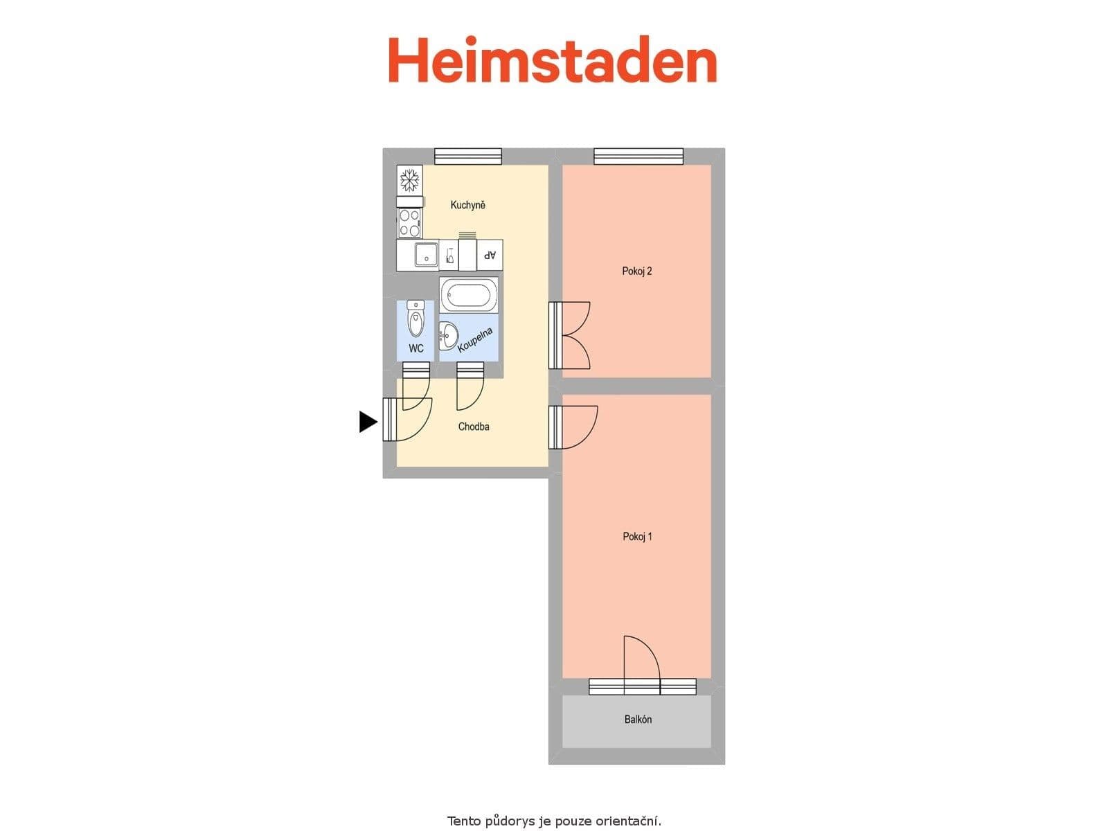 Pronájem bytu 2+1 53 m², Mánesova, Havířov, Moravskoslezský kraj Pronájem bytu 2+1 53 m², Mánesova, Havířov, Moravskoslezský kraj