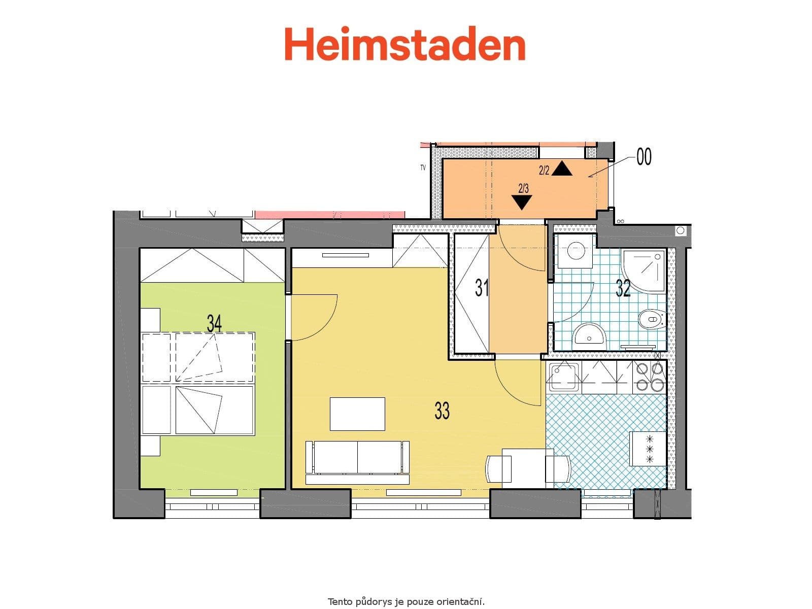 Pronájem bytu 2+kk 45 m², Klimšova, Havířov, Moravskoslezský kraj Pronájem bytu 2+kk 45 m², Klimšova, Havířov, Moravskoslezský kraj