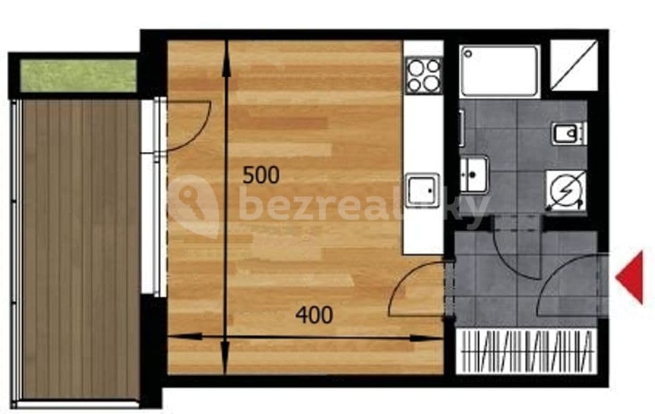 Pronájem bytu 1+kk 32 m², Kloudova, Praha, Praha Pronájem bytu 1+kk 32 m², Kloudova, Praha, Praha