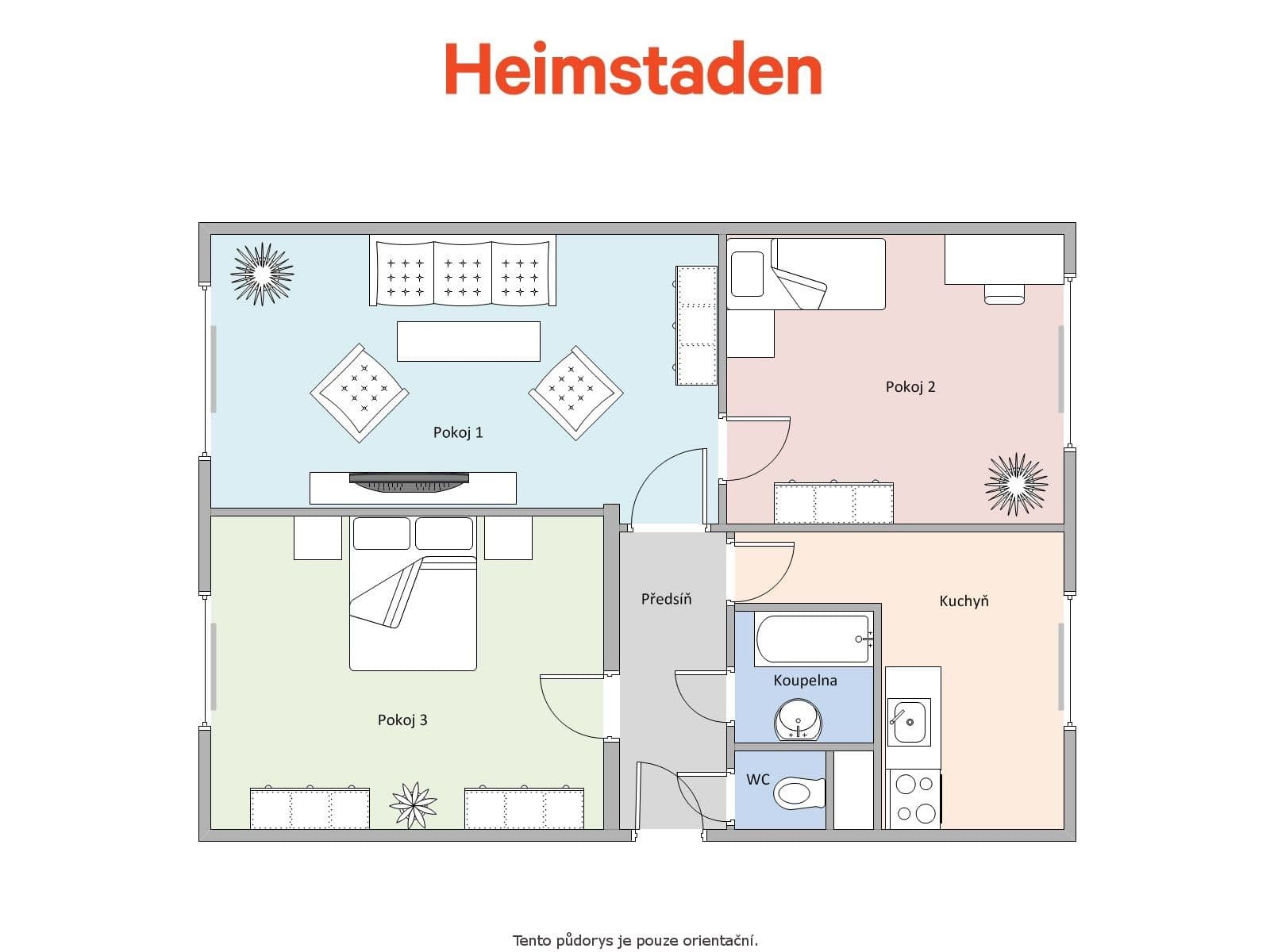 Pronájem bytu 3+1 66 m², Kosmonautů, Karviná, Moravskoslezský kraj Pronájem bytu 3+1 66 m², Kosmonautů, Karviná, Moravskoslezský kraj