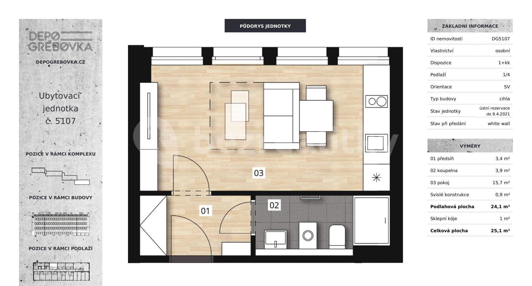 Pronájem bytu 1+kk 25 m², Perucká, Praha, Praha Pronájem bytu 1+kk 25 m², Perucká, Praha, Praha