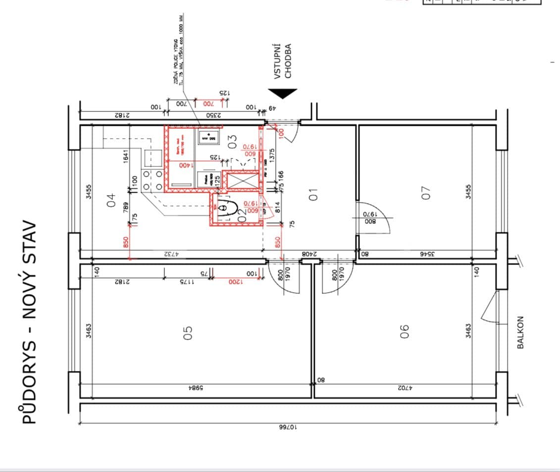 Pronájem bytu 3+1 75 m², Voříškova, Brno, Jihomoravský kraj Pronájem bytu 3+1 75 m², Voříškova, Brno, Jihomoravský kraj