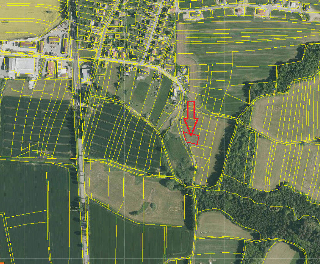 Prodej pozemku 1.003 m², Velešín, Jihočeský kraj Prodej pozemku 1.003 m², Velešín, Jihočeský kraj