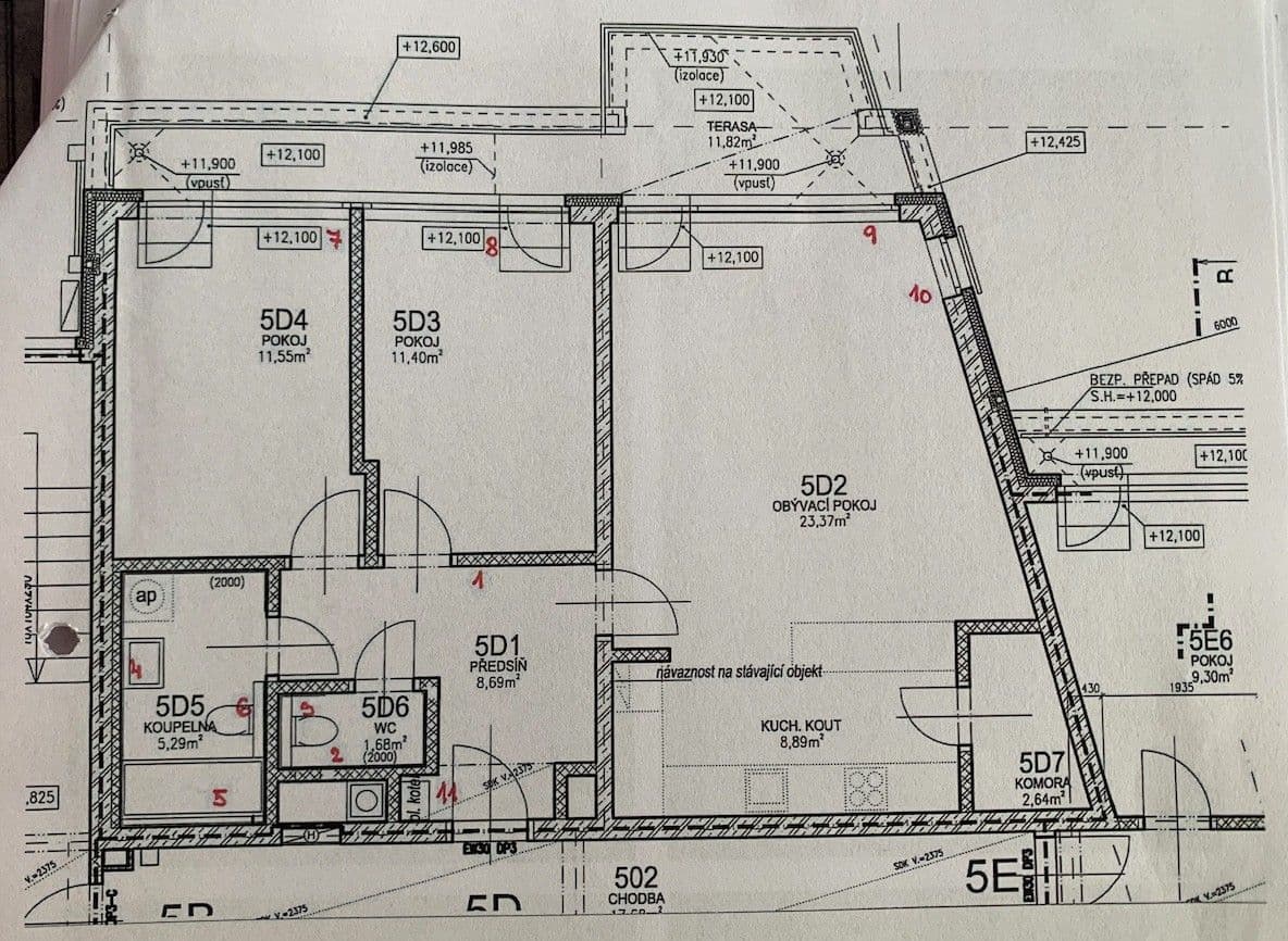 Pronájem bytu 3+kk 80 m², V Zahradách, Praha, Praha Pronájem bytu 3+kk 80 m², V Zahradách, Praha, Praha