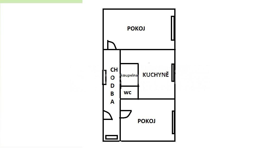 Pronájem bytu 2+1 52 m², Kozlovice, Moravskoslezský kraj