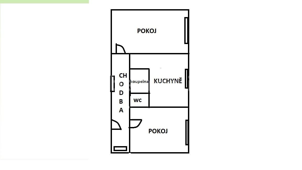 Pronájem bytu 2+1 52 m², Kozlovice, Moravskoslezský kraj Pronájem bytu 2+1 52 m², Kozlovice, Moravskoslezský kraj