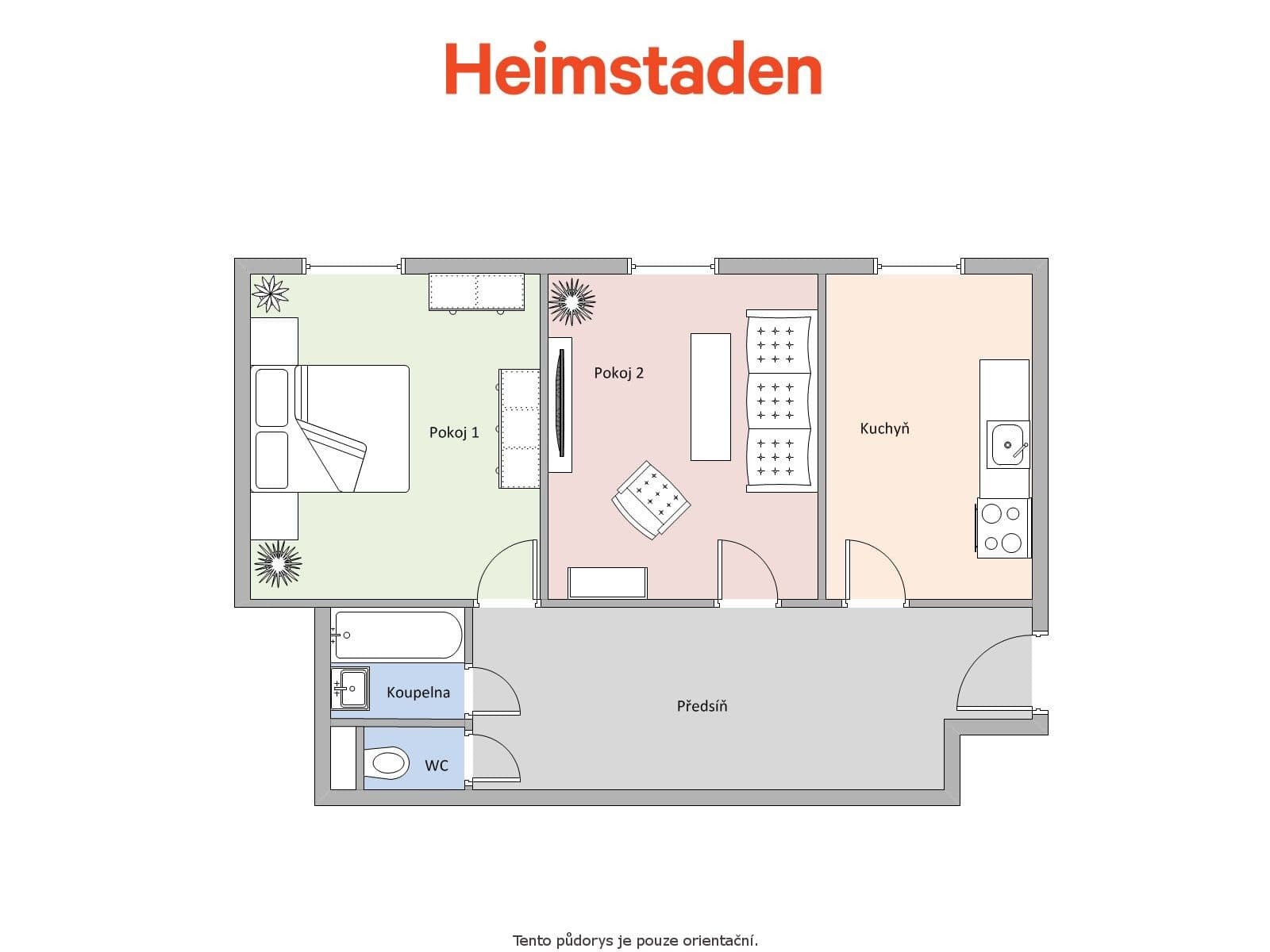 Pronájem bytu 2+1 56 m², Nerudova, Havířov, Moravskoslezský kraj Pronájem bytu 2+1 56 m², Nerudova, Havířov, Moravskoslezský kraj