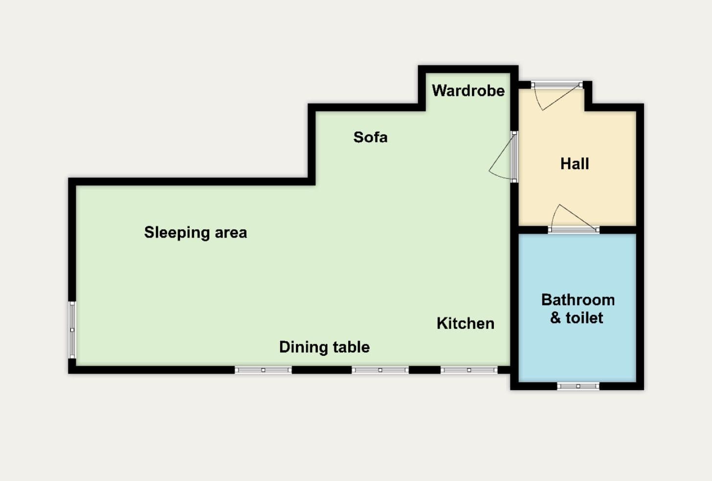 Pronájem bytu 1+kk 44 m², Pod Klamovkou, Praha, Praha Pronájem bytu 1+kk 44 m², Pod Klamovkou, Praha, Praha