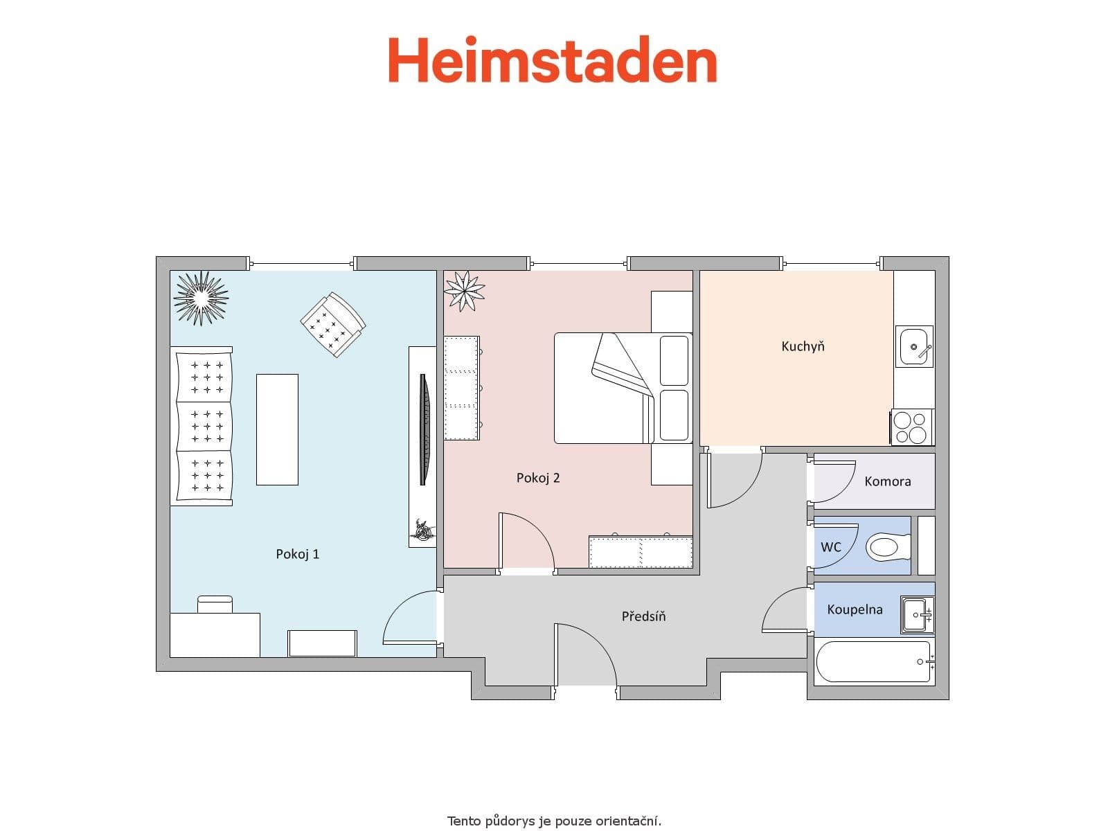 Pronájem bytu 2+1 55 m², Beethovenova, Havířov, Moravskoslezský kraj Pronájem bytu 2+1 55 m², Beethovenova, Havířov, Moravskoslezský kraj
