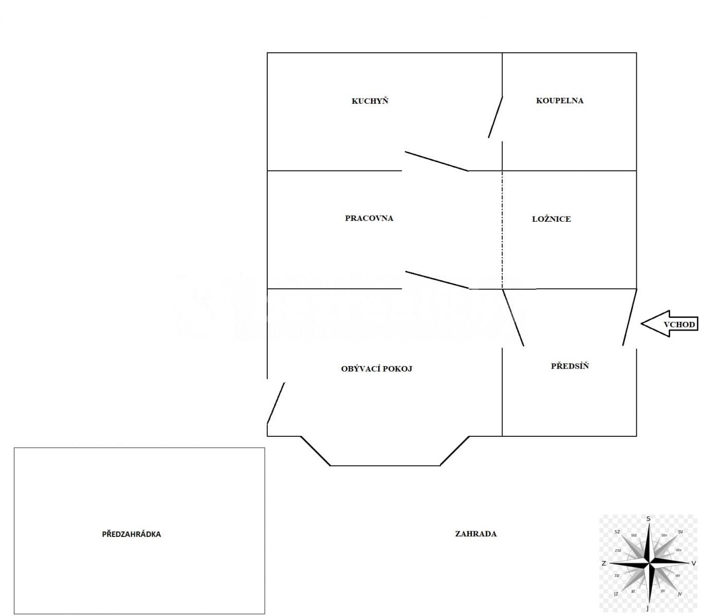 Pronájem bytu 2+1 48 m², Nad Kazankou, Praha, Praha Pronájem bytu 2+1 48 m², Nad Kazankou, Praha, Praha