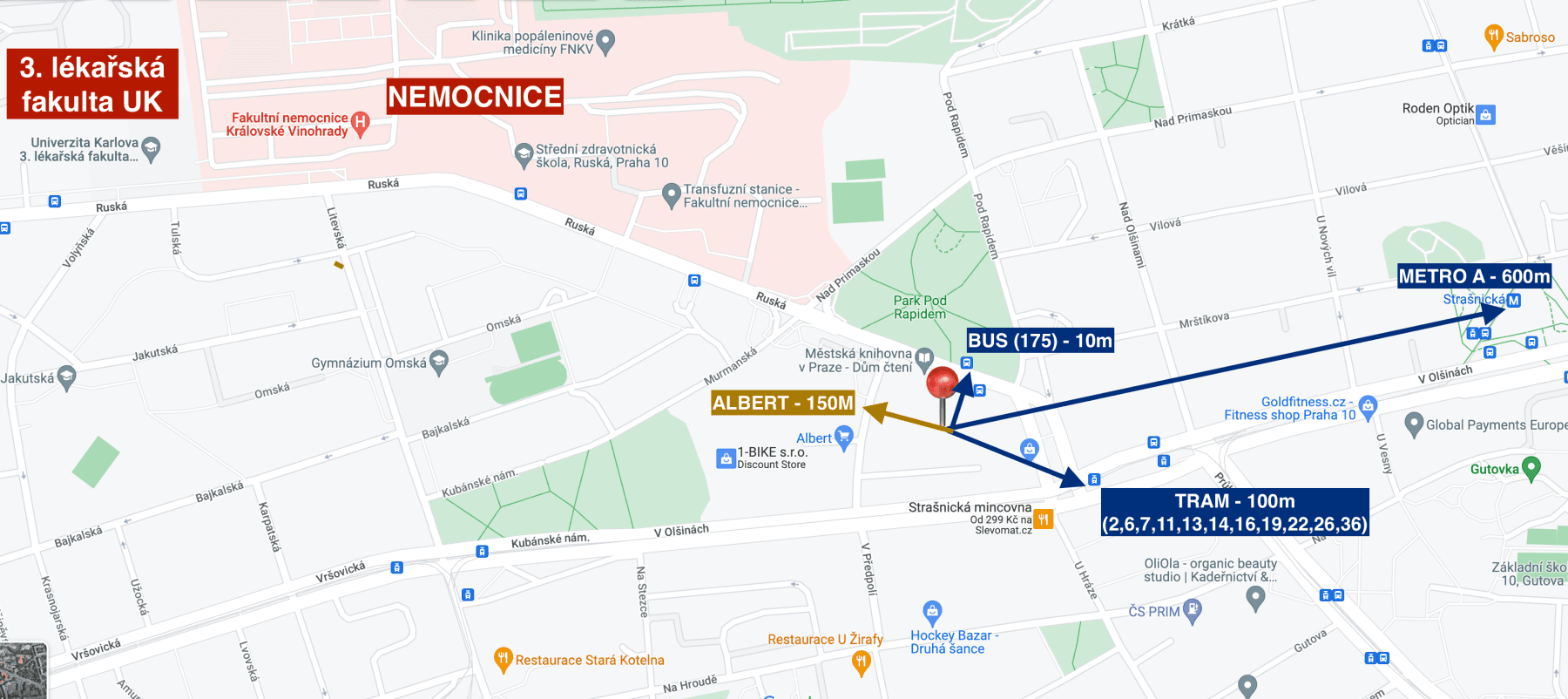 Pronájem bytu 2+1 61 m², Ruská, Praha, Praha Pronájem bytu 2+1 61 m², Ruská, Praha, Praha