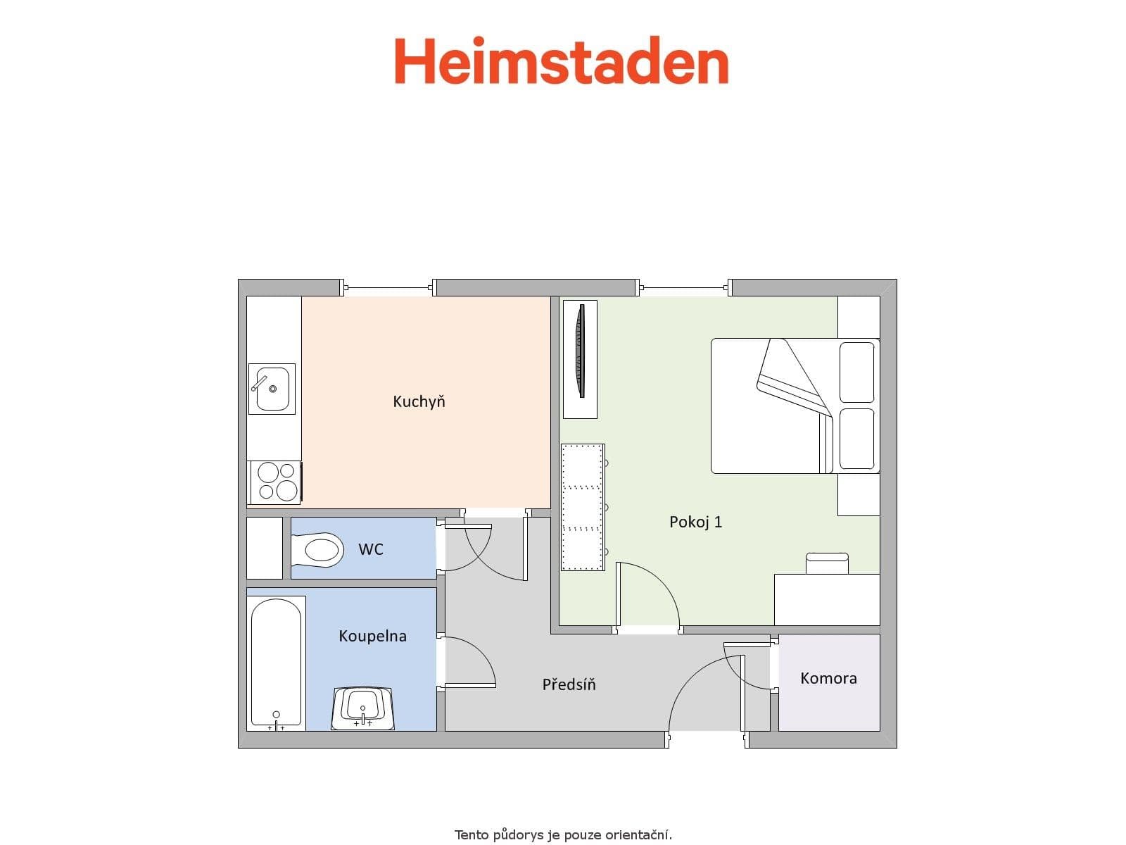 Pronájem bytu 1+1 37 m², Ke Studánce, Orlová, Moravskoslezský kraj Pronájem bytu 1+1 37 m², Ke Studánce, Orlová, Moravskoslezský kraj