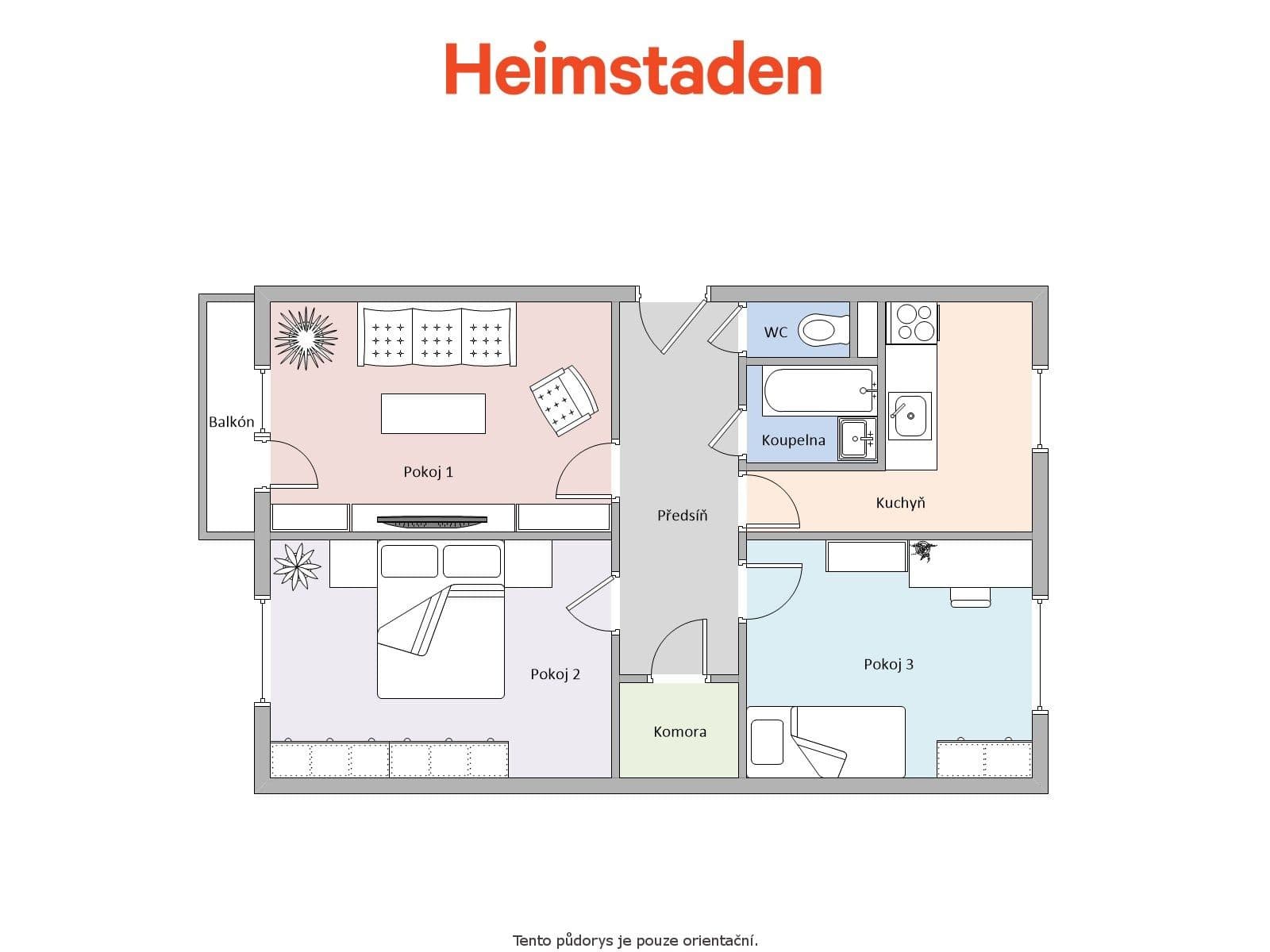 Pronájem bytu 3+1 78 m², Bruzovská, Frýdek-Místek, Moravskoslezský kraj Pronájem bytu 3+1 78 m², Bruzovská, Frýdek-Místek, Moravskoslezský kraj