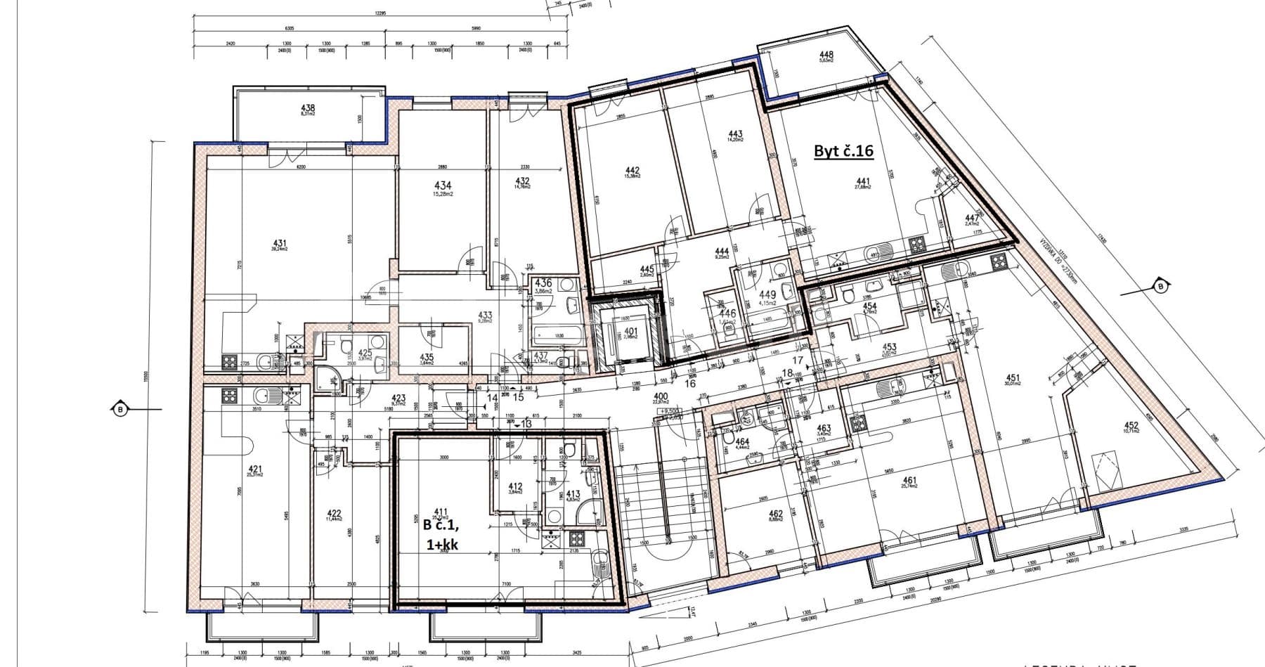 Pronájem bytu 1+kk 37 m², Klapkova, Praha, Praha Pronájem bytu 1+kk 37 m², Klapkova, Praha, Praha