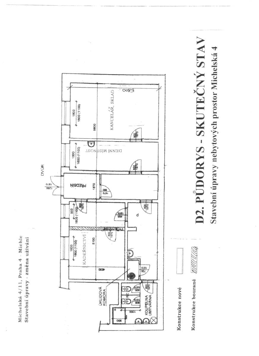 Pronájem nebytového prostoru 82 m², Michelská, Praha, Praha Pronájem nebytového prostoru 82 m², Michelská, Praha, Praha