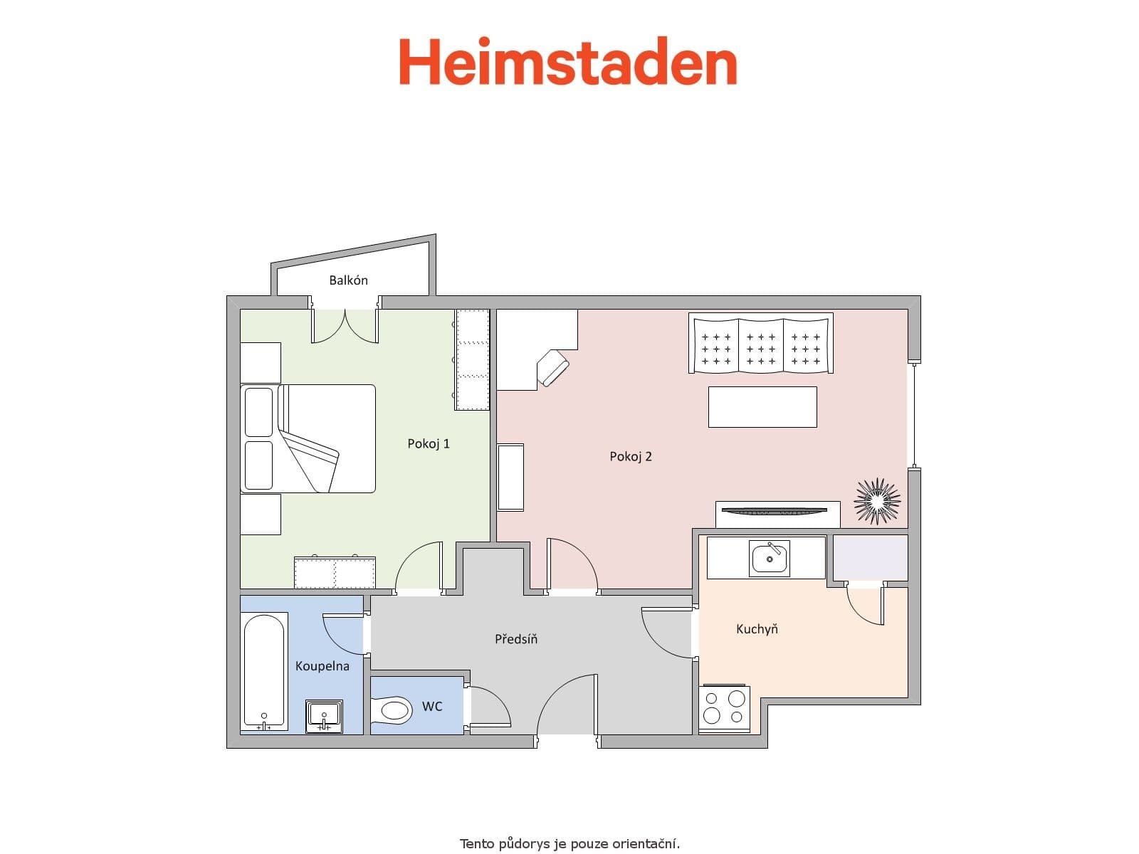 Pronájem bytu 2+1 48 m², Spojenců, Orlová, Moravskoslezský kraj Pronájem bytu 2+1 48 m², Spojenců, Orlová, Moravskoslezský kraj