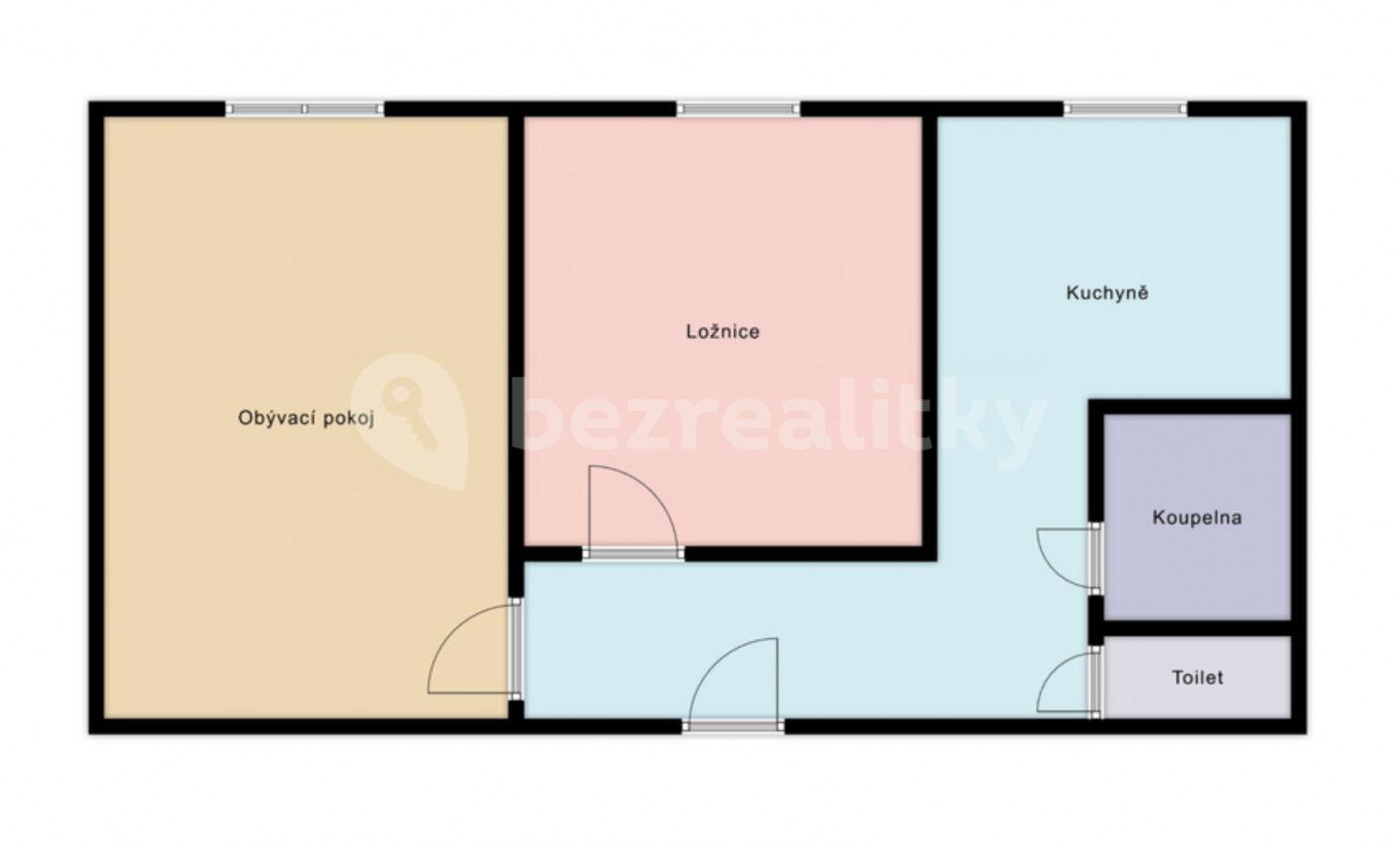 Prodej bytu 2+1 50 m², Okružní, Orlová, Moravskoslezský kraj