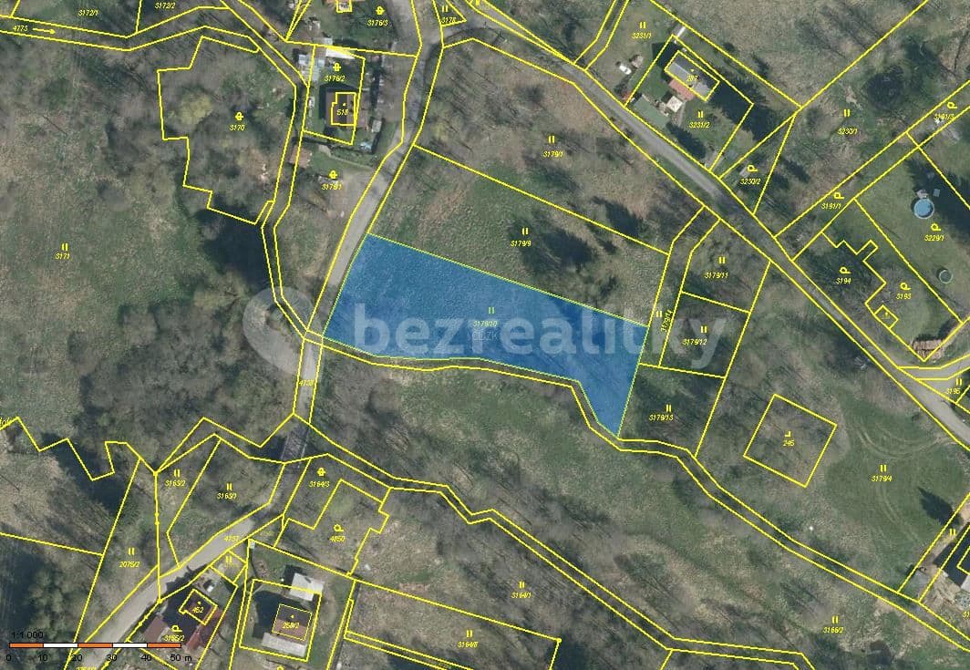 Prodej pozemku 2.467 m², Stará Voda, Karlovarský kraj
