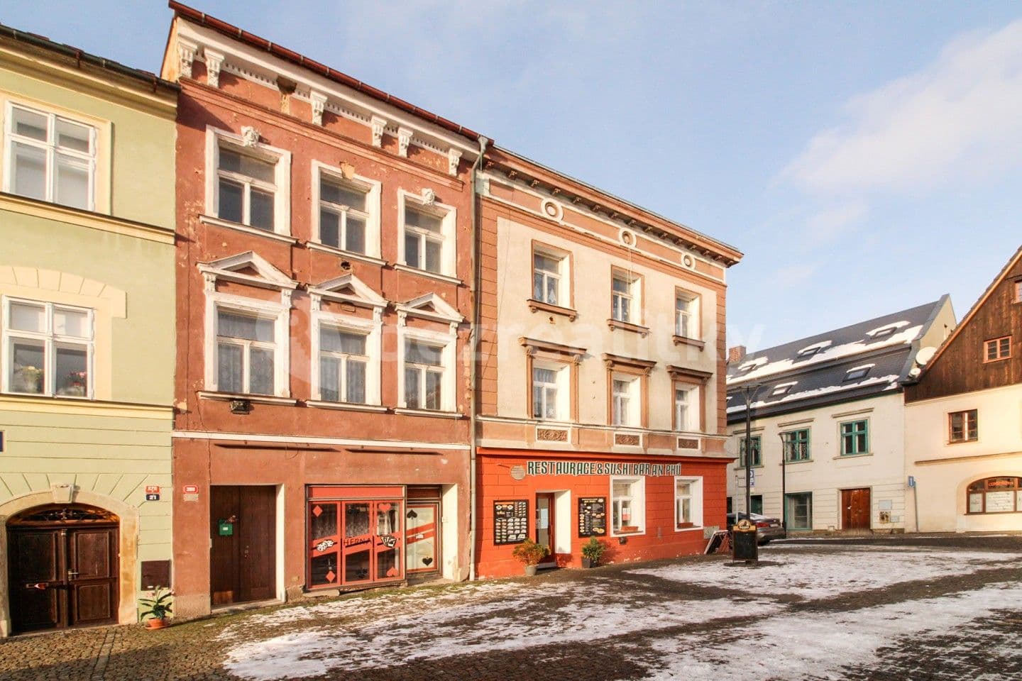 Prodej domu 70 m², pozemek 169 m², Náměstí Míru, Česká Kamenice, Ústecký kraj