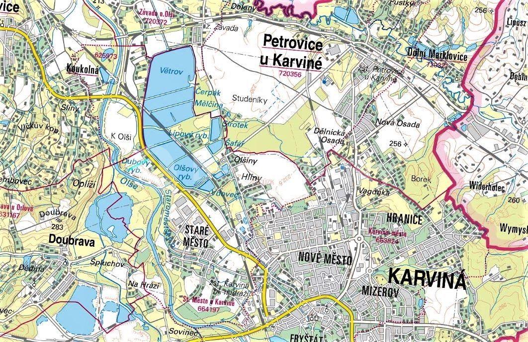 Prodej pozemku 12.180 m², Karviná, Moravskoslezský kraj