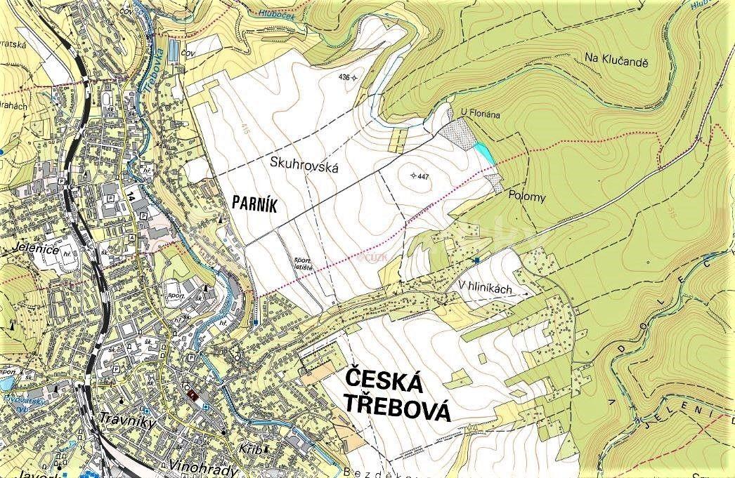 Prodej pozemku 2.972 m², Česká Třebová, Pardubický kraj