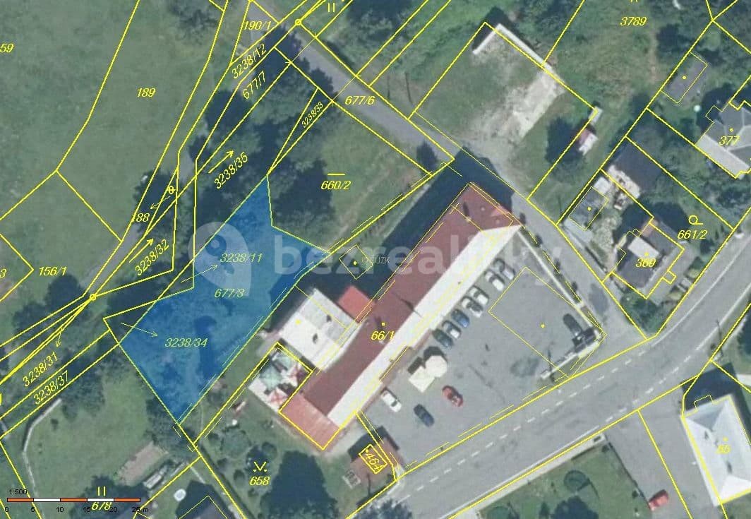 Prodej pozemku 1.155 m², Černá Voda, Olomoucký kraj