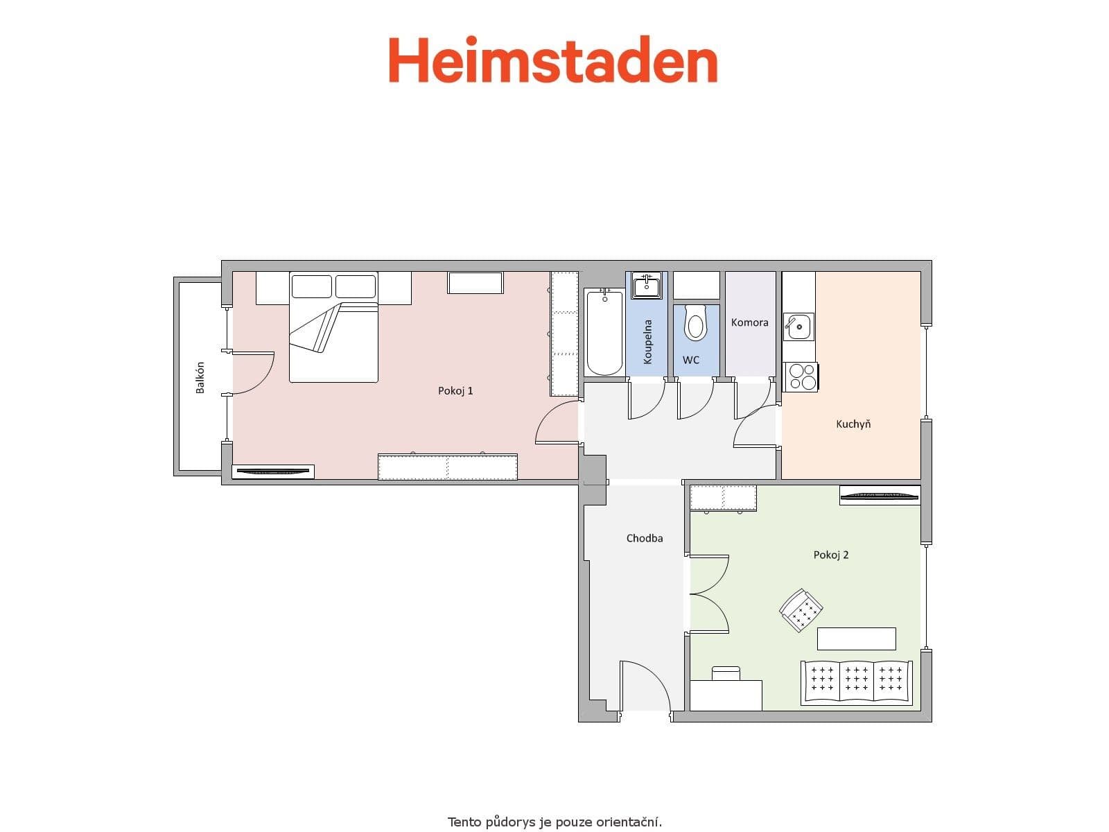 Pronájem bytu 2+1 54 m², Nedbalova, Havířov, Moravskoslezský kraj Pronájem bytu 2+1 54 m², Nedbalova, Havířov, Moravskoslezský kraj