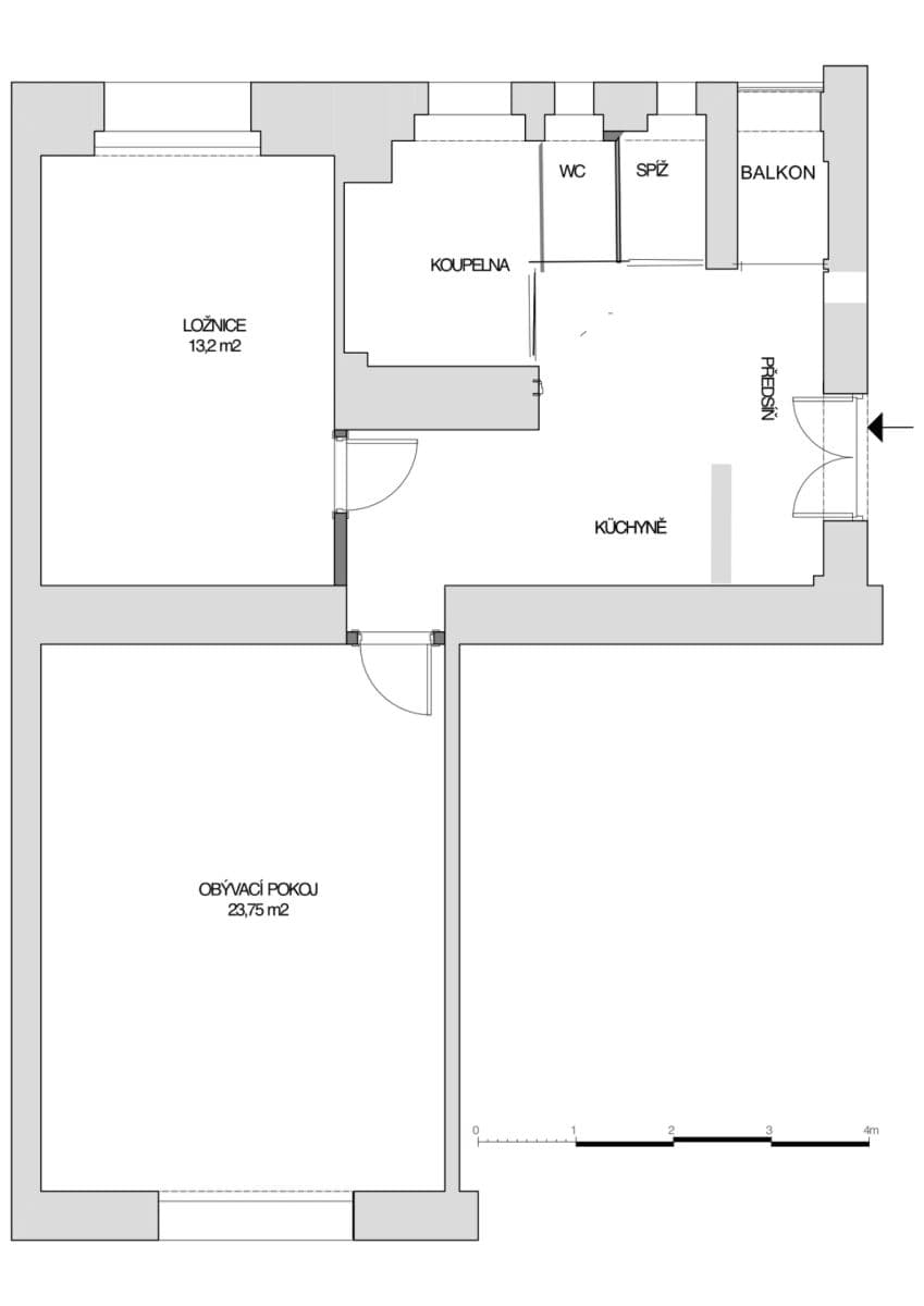 Pronájem bytu 2+1 58 m², Pod Sokolovnou, Praha, Praha Pronájem bytu 2+1 58 m², Pod Sokolovnou, Praha, Praha