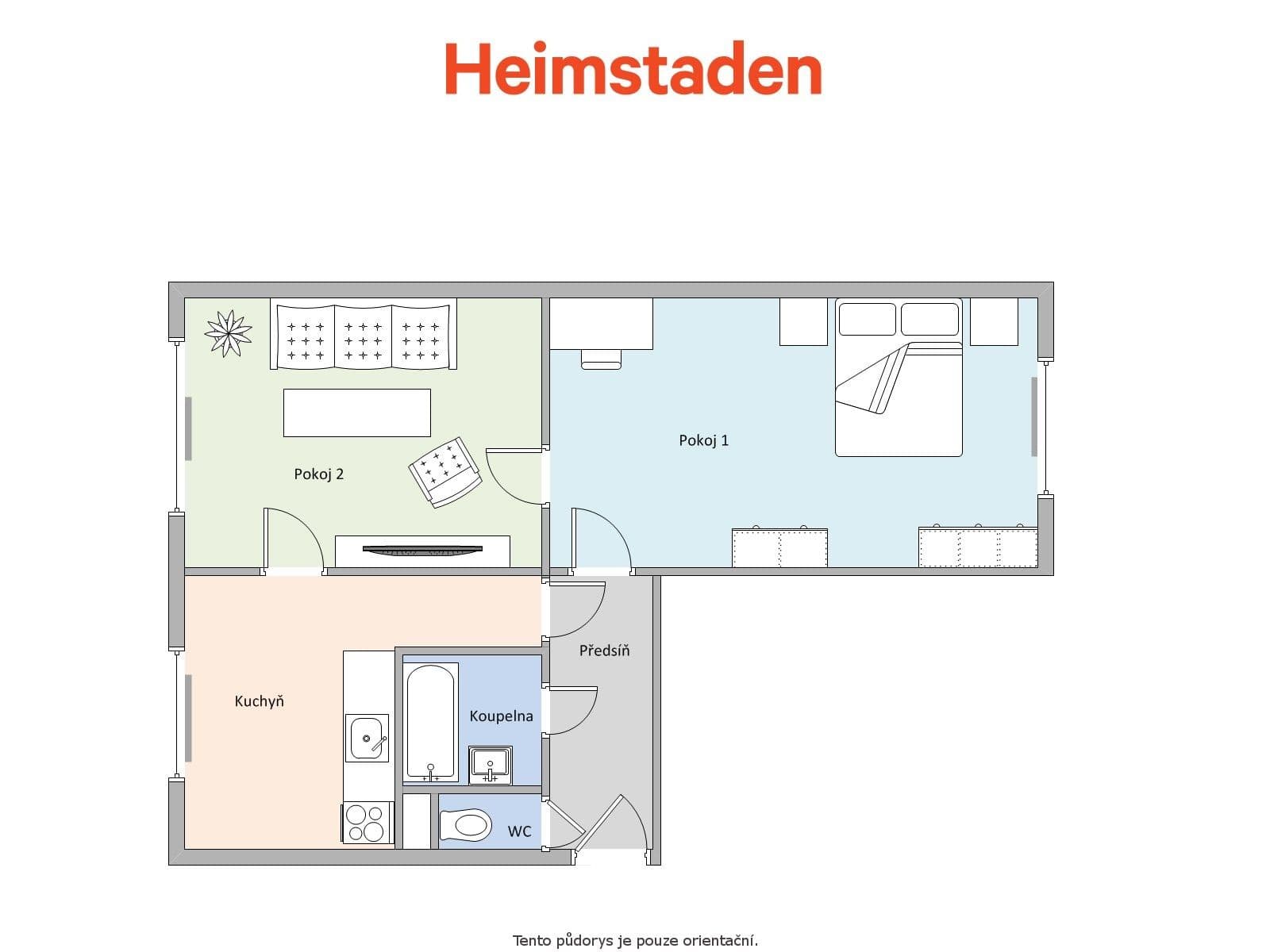 Pronájem bytu 2+1 50 m², Národní třída, Havířov, Moravskoslezský kraj Pronájem bytu 2+1 50 m², Národní třída, Havířov, Moravskoslezský kraj