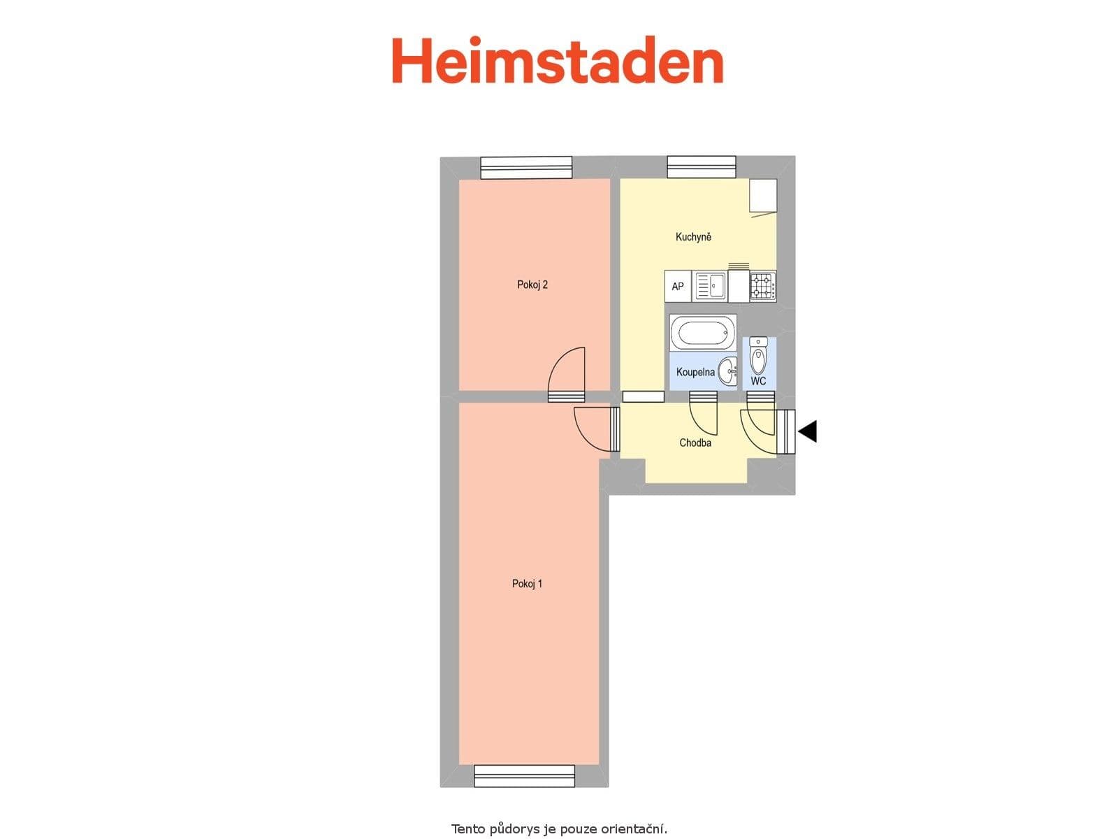 Pronájem bytu 2+1 50 m², Národní třída, Havířov, Moravskoslezský kraj Pronájem bytu 2+1 50 m², Národní třída, Havířov, Moravskoslezský kraj