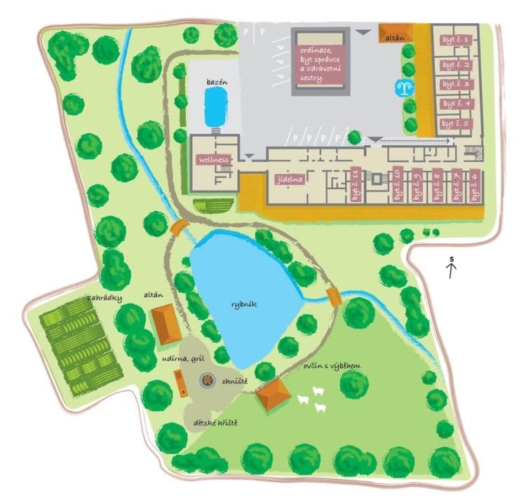 Pronájem bytu 1+kk 34 m², Brázdim, Středočeský kraj Pronájem bytu 1+kk 34 m², Brázdim, Středočeský kraj