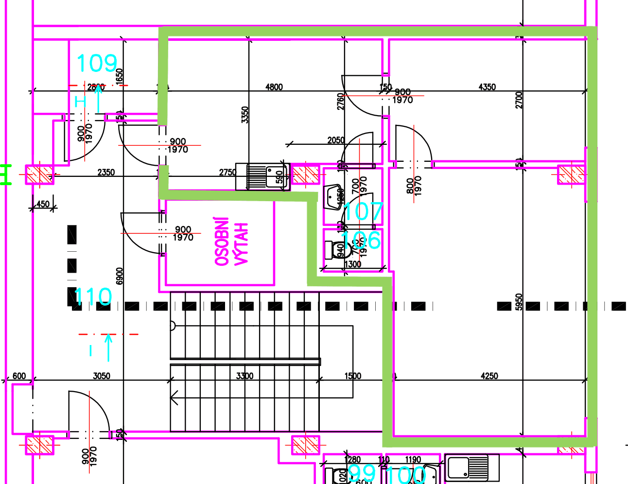 Pronájem kanceláře 55 m², Na Harfě, Praha, Praha Pronájem kanceláře 55 m², Na Harfě, Praha, Praha