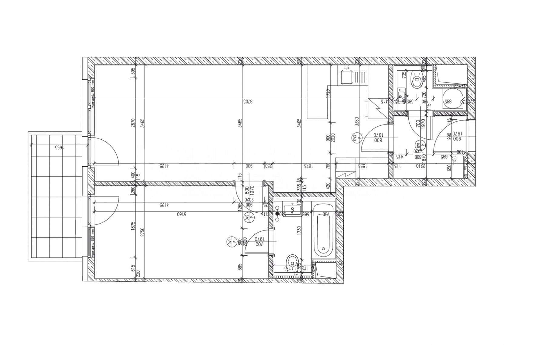 Pronájem bytu 2+kk 63 m², Zvěřinova, Praha, Praha Pronájem bytu 2+kk 63 m², Zvěřinova, Praha, Praha