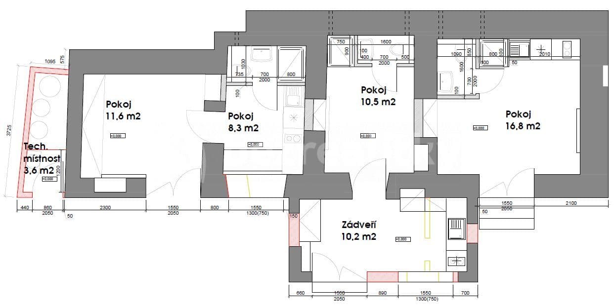 Pronájem bytu 1+kk 19 m², Libčice nad Vltavou, Středočeský kraj Pronájem bytu 1+kk 19 m², Libčice nad Vltavou, Středočeský kraj
