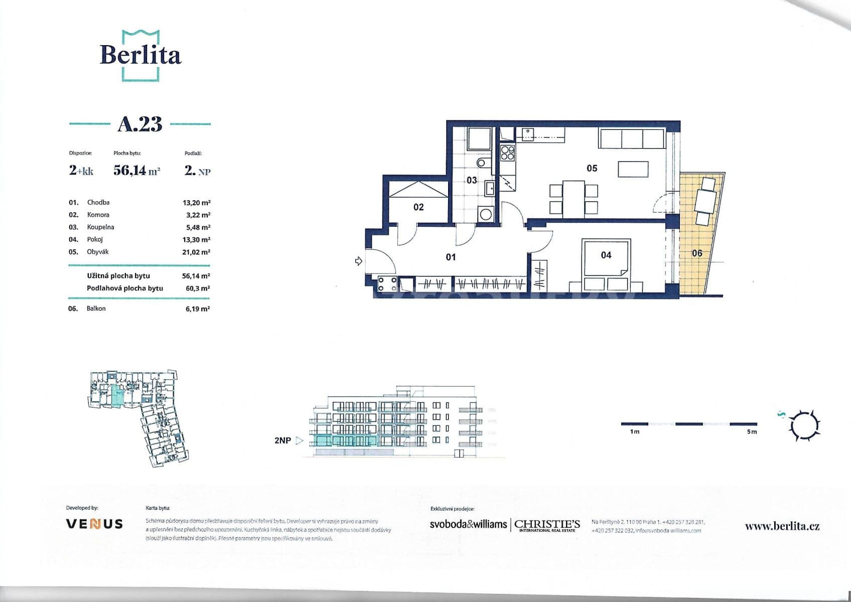 Pronájem bytu 2+kk 60 m², Na Parkáně, Beroun, Středočeský kraj Pronájem bytu 2+kk 60 m², Na Parkáně, Beroun, Středočeský kraj