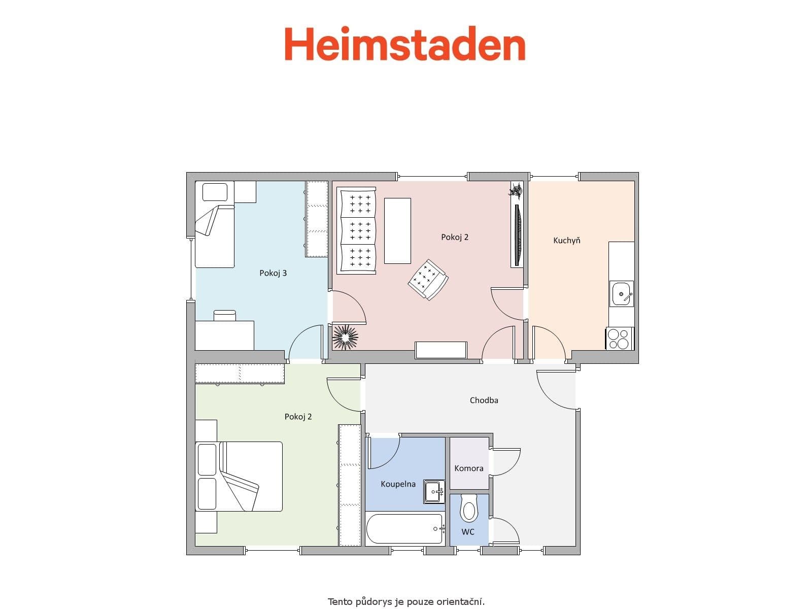 Pronájem bytu 3+1 69 m², Kapitána Jasioka, Havířov, Moravskoslezský kraj Pronájem bytu 3+1 69 m², Kapitána Jasioka, Havířov, Moravskoslezský kraj