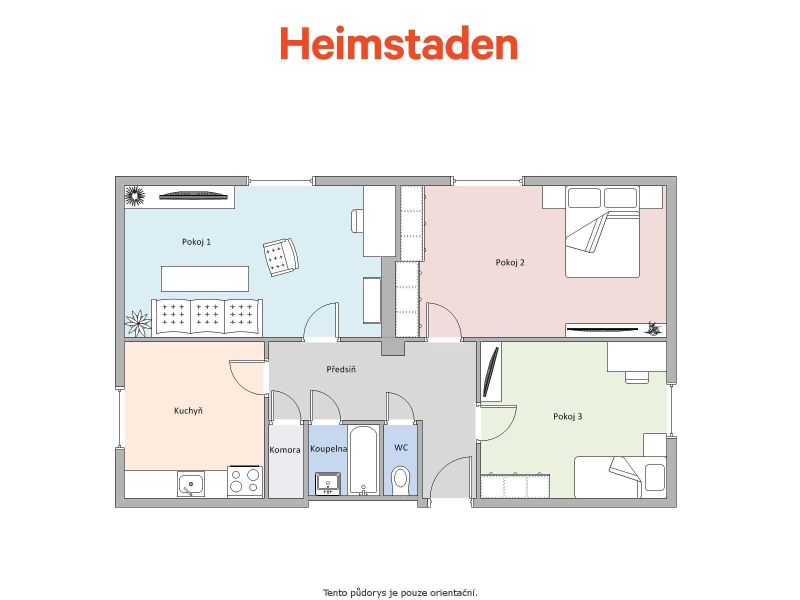 Pronájem bytu 3+1 72 m², Nerudova, Havířov, Moravskoslezský kraj Pronájem bytu 3+1 72 m², Nerudova, Havířov, Moravskoslezský kraj