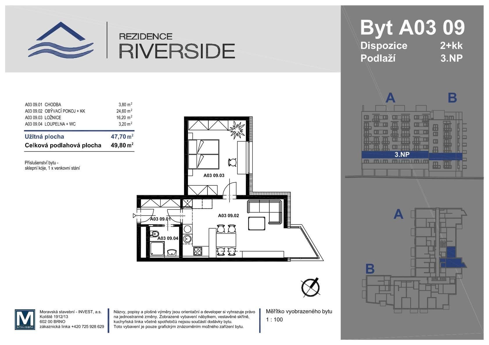 Prodej bytu 2+kk 50 m², Poříčí, Brno, Jihomoravský kraj Prodej bytu 2+kk 50 m², Poříčí, Brno, Jihomoravský kraj