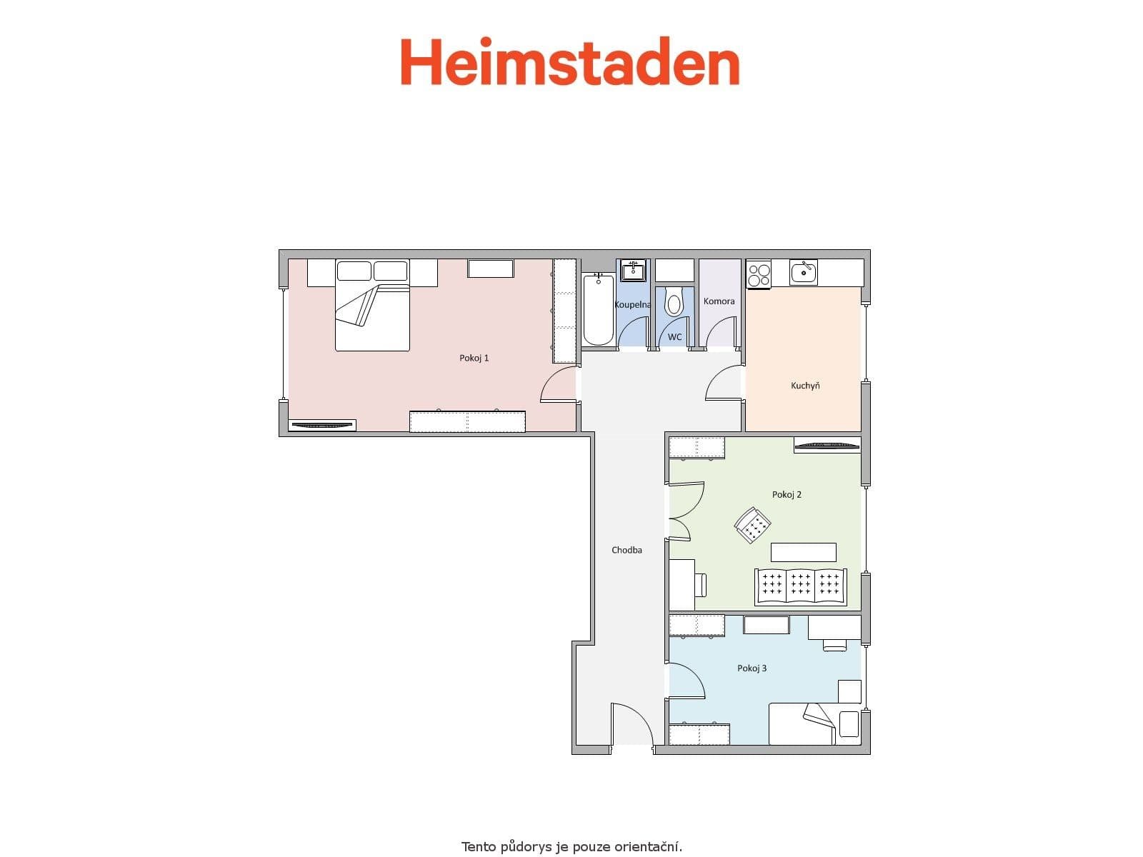 Pronájem bytu 3+1 70 m², Místní, Havířov, Moravskoslezský kraj Pronájem bytu 3+1 70 m², Místní, Havířov, Moravskoslezský kraj