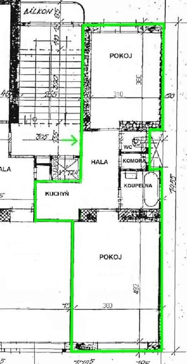 Pronájem bytu 2+1 48 m², Ondříčkova, Praha, Praha Pronájem bytu 2+1 48 m², Ondříčkova, Praha, Praha