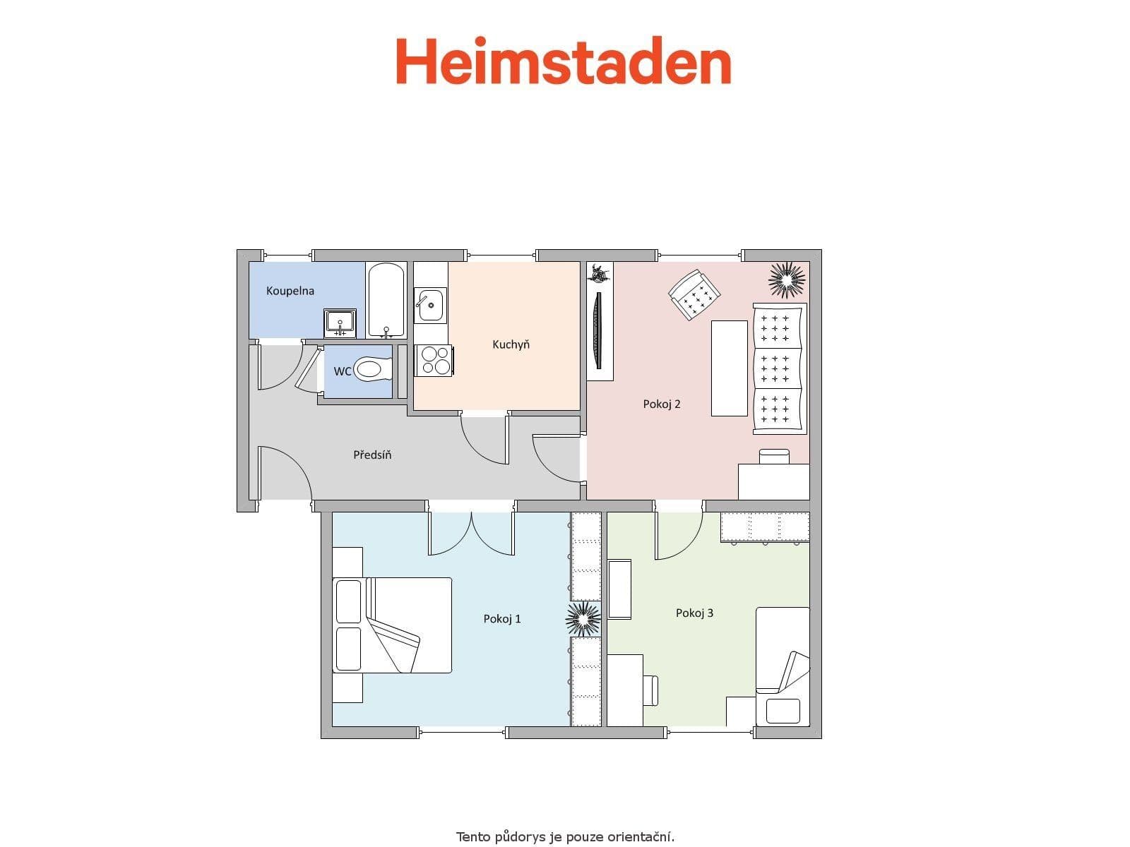 Pronájem bytu 3+1 62 m², Hornická, Havířov, Moravskoslezský kraj Pronájem bytu 3+1 62 m², Hornická, Havířov, Moravskoslezský kraj