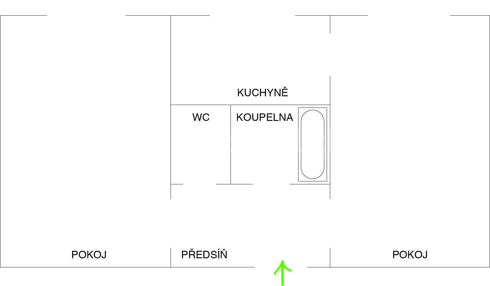 Pronájem bytu 2+1 52 m², Na Vrcholu, Praha, Praha Pronájem bytu 2+1 52 m², Na Vrcholu, Praha, Praha