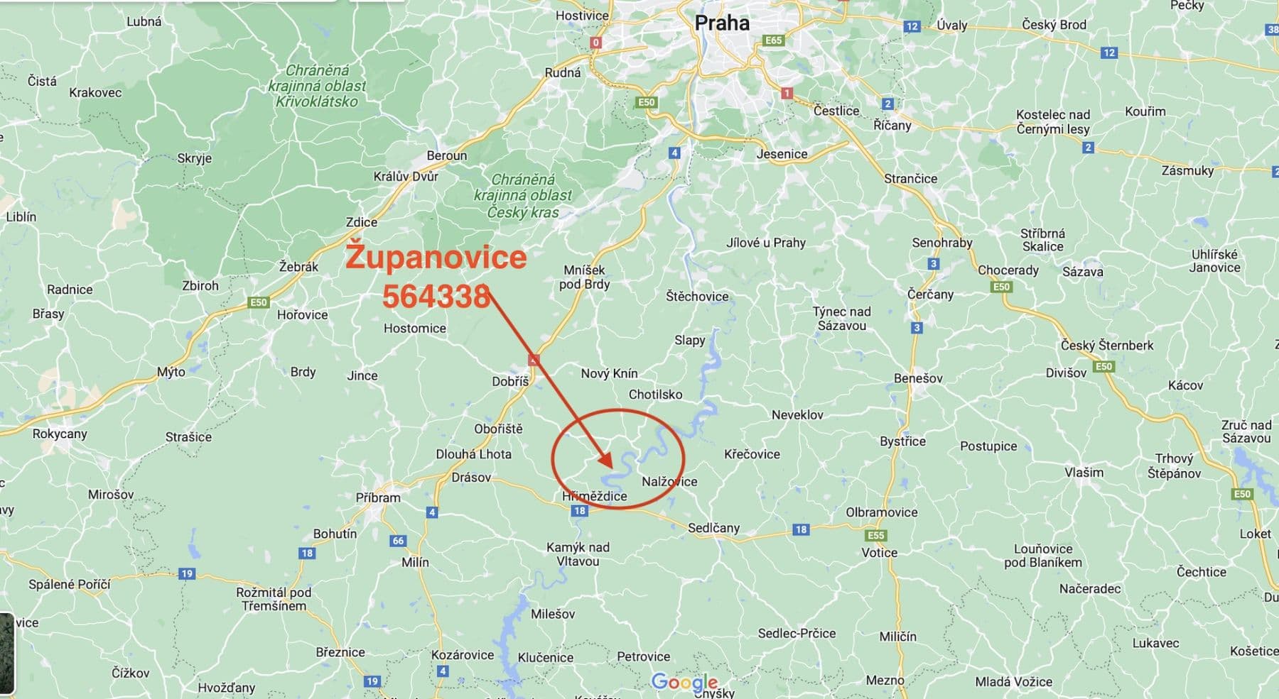 Prodej pozemku 957 m², Županovice, Středočeský kraj Prodej pozemku 957 m², Županovice, Středočeský kraj