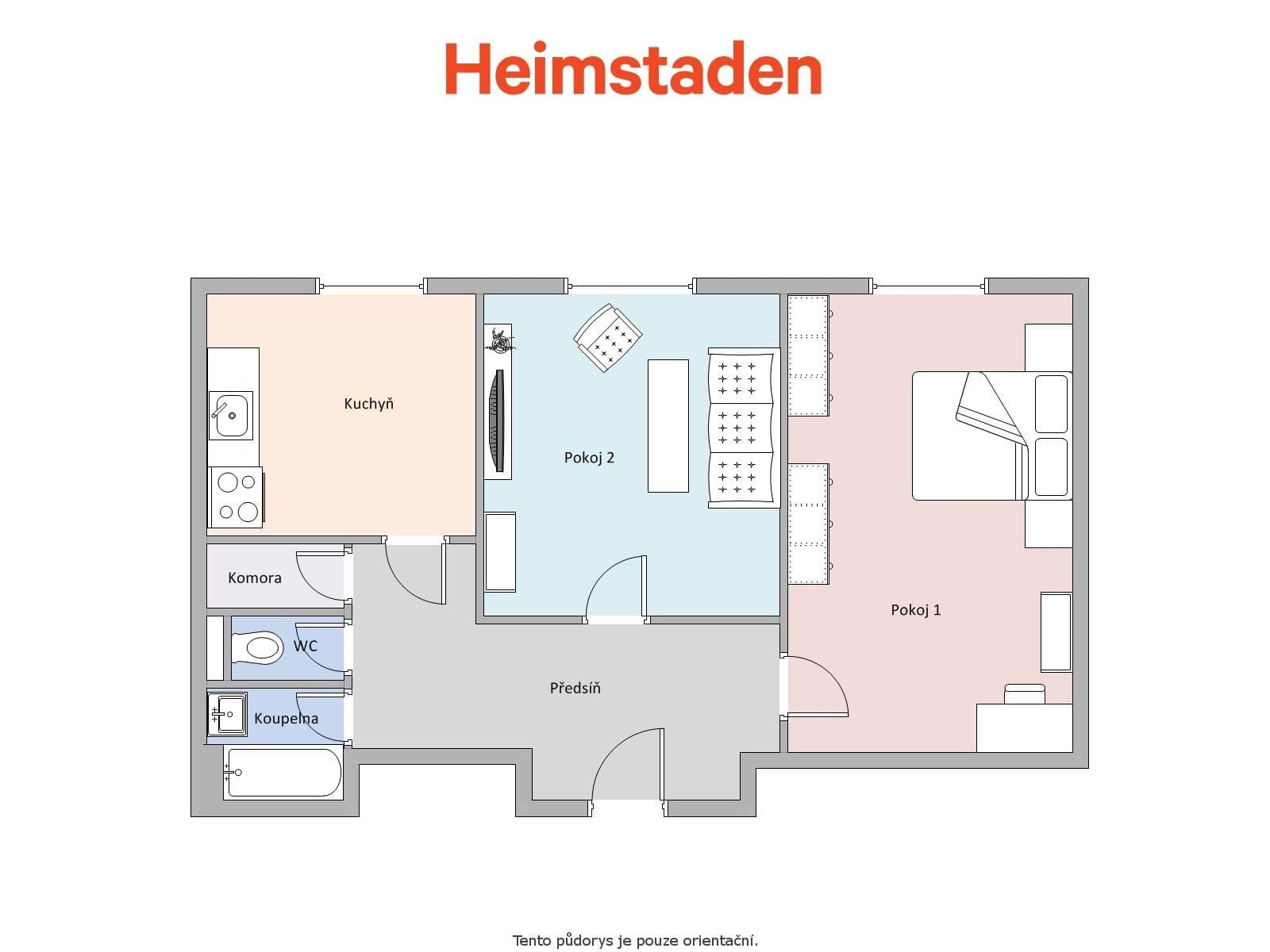 Pronájem bytu 2+1 55 m², Marie Majerové, Havířov, Moravskoslezský kraj Pronájem bytu 2+1 55 m², Marie Majerové, Havířov, Moravskoslezský kraj