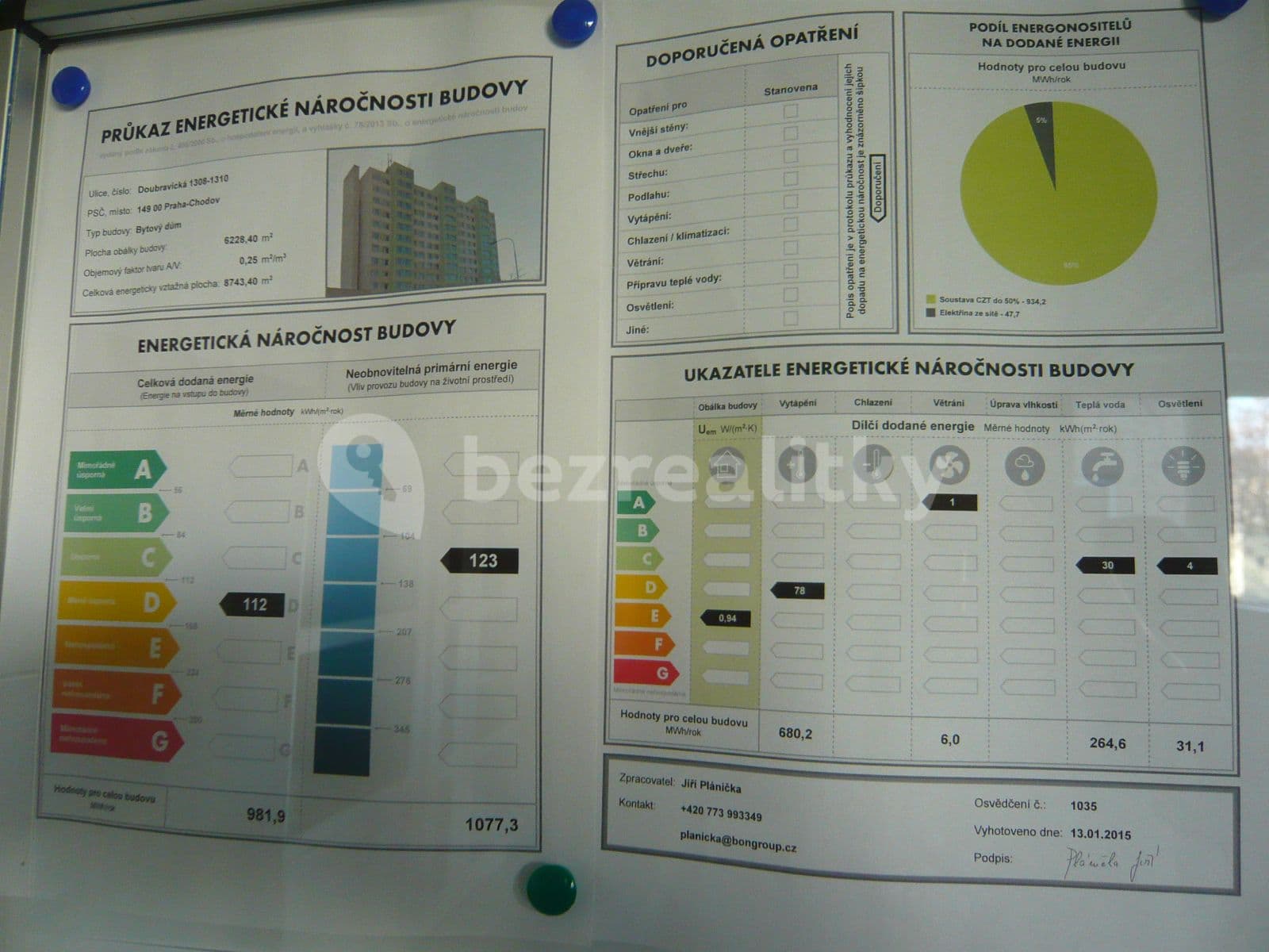 Pronájem bytu 2+kk 42 m², Doubravická, Praha, Praha Pronájem bytu 2+kk 42 m², Doubravická, Praha, Praha