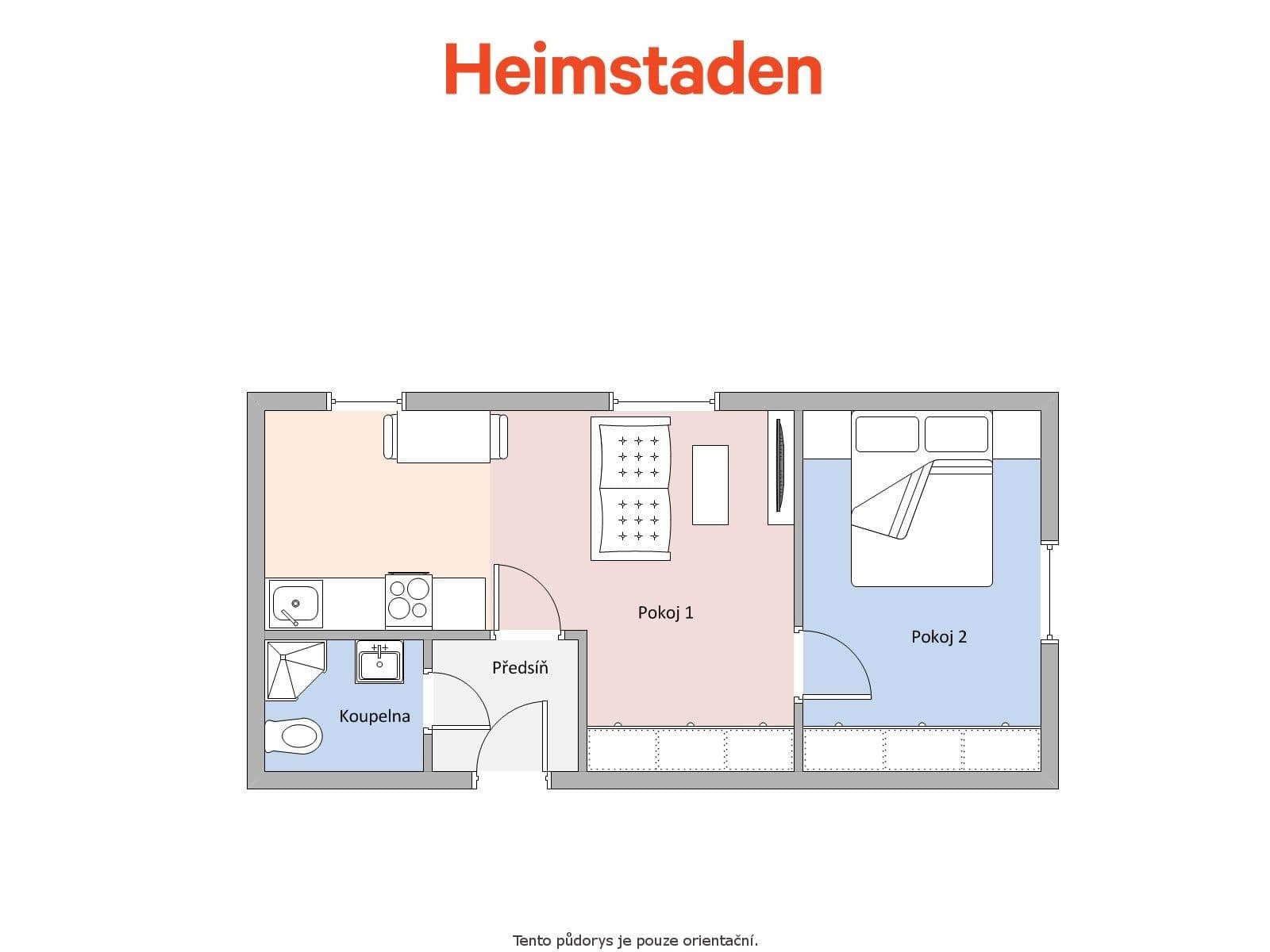 Pronájem bytu 2+kk 45 m², U Školky, Havířov, Moravskoslezský kraj Pronájem bytu 2+kk 45 m², U Školky, Havířov, Moravskoslezský kraj
