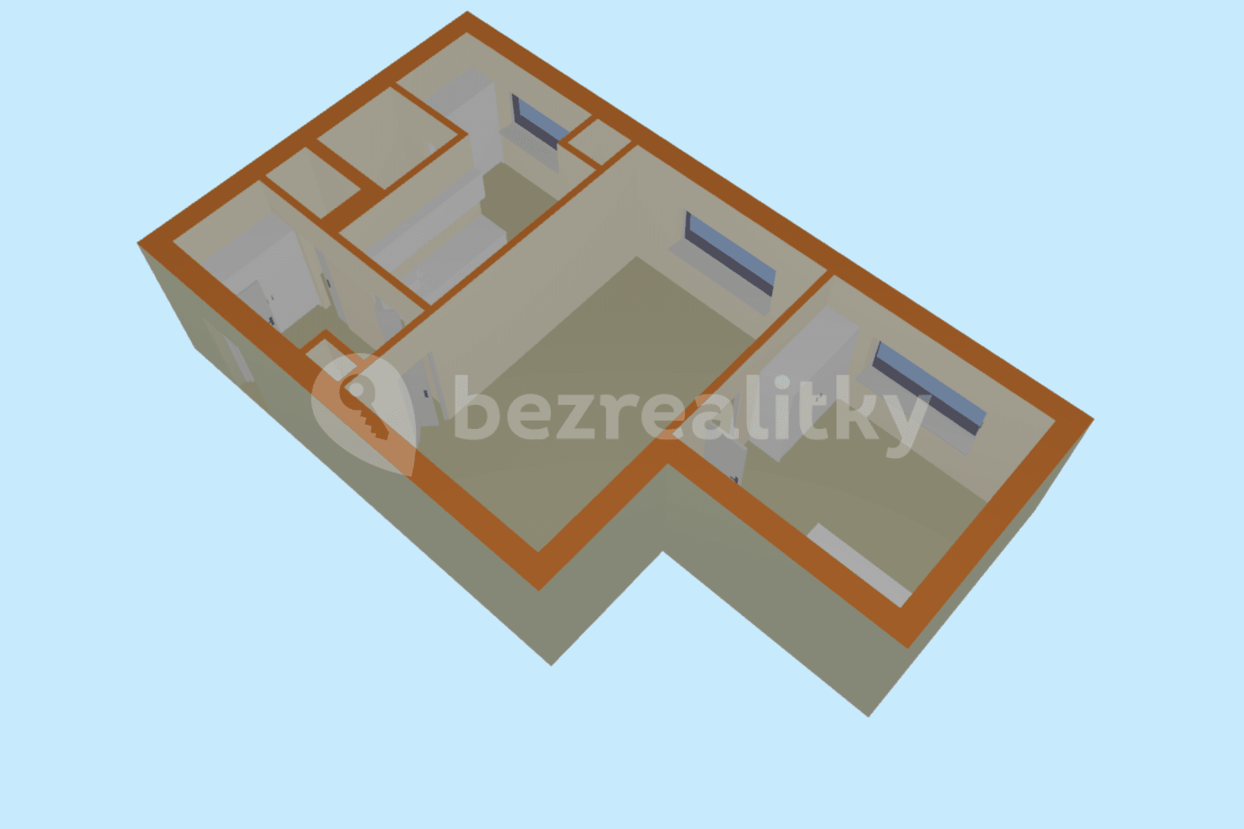 Pronájem bytu 2+1 61 m², Partyzánská, Plzeň, Plzeňský kraj Pronájem bytu 2+1 61 m², Partyzánská, Plzeň, Plzeňský kraj