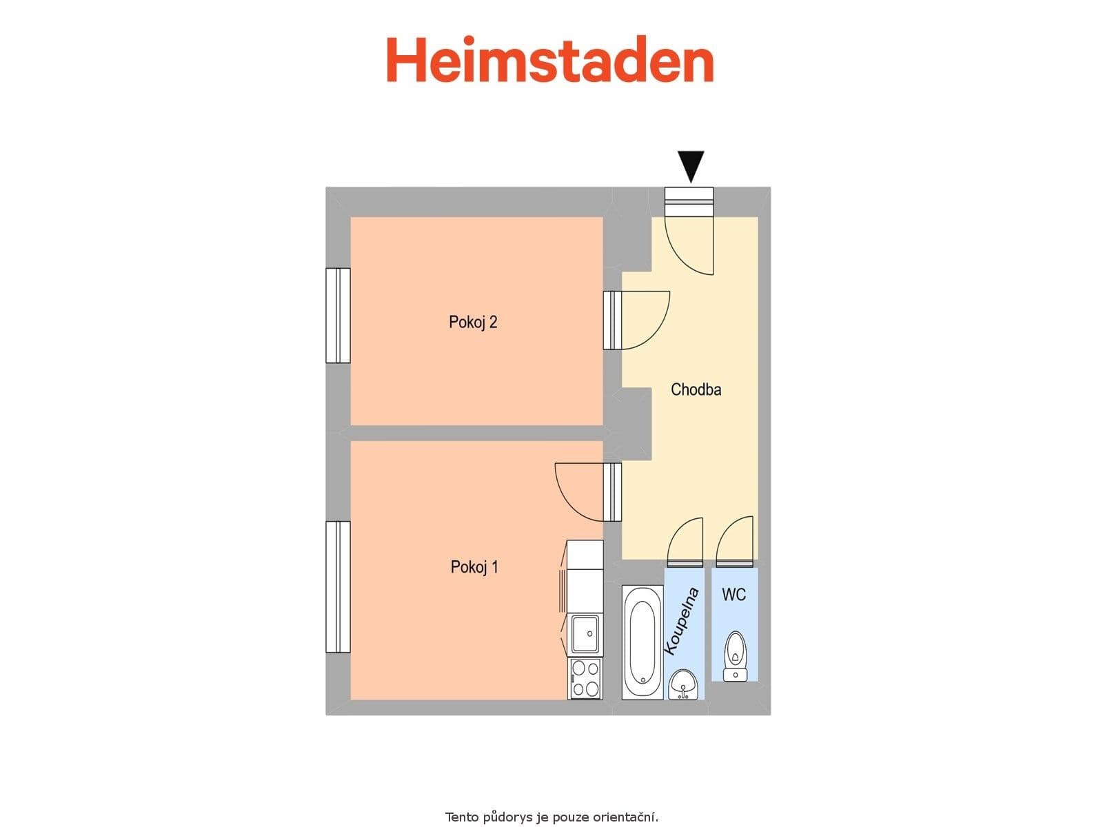 Pronájem bytu 2+kk 38 m², Alšova, Ostrava, Moravskoslezský kraj Pronájem bytu 2+kk 38 m², Alšova, Ostrava, Moravskoslezský kraj